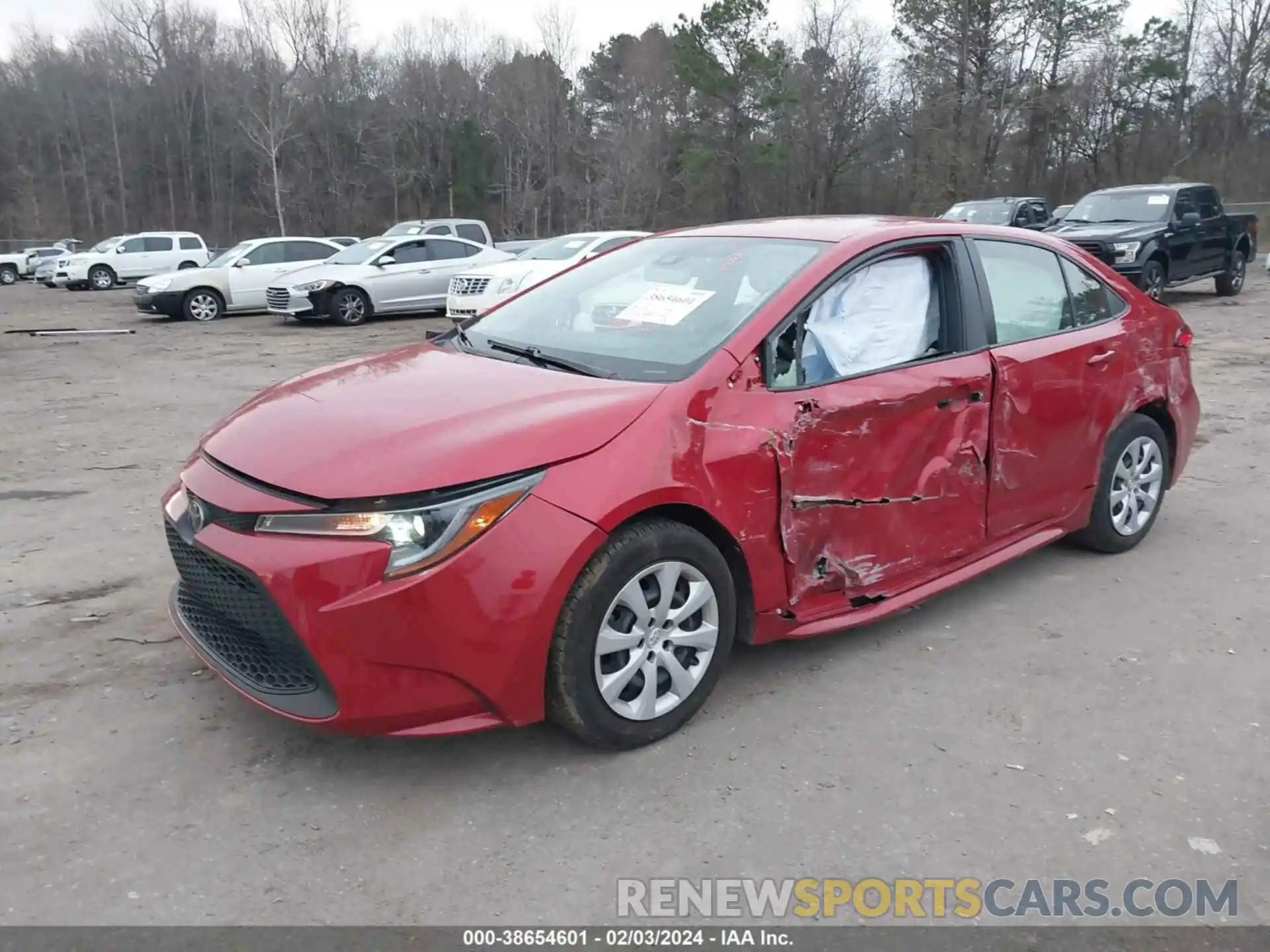 2 Photograph of a damaged car JTDEPMAE1MJ153568 TOYOTA COROLLA 2021