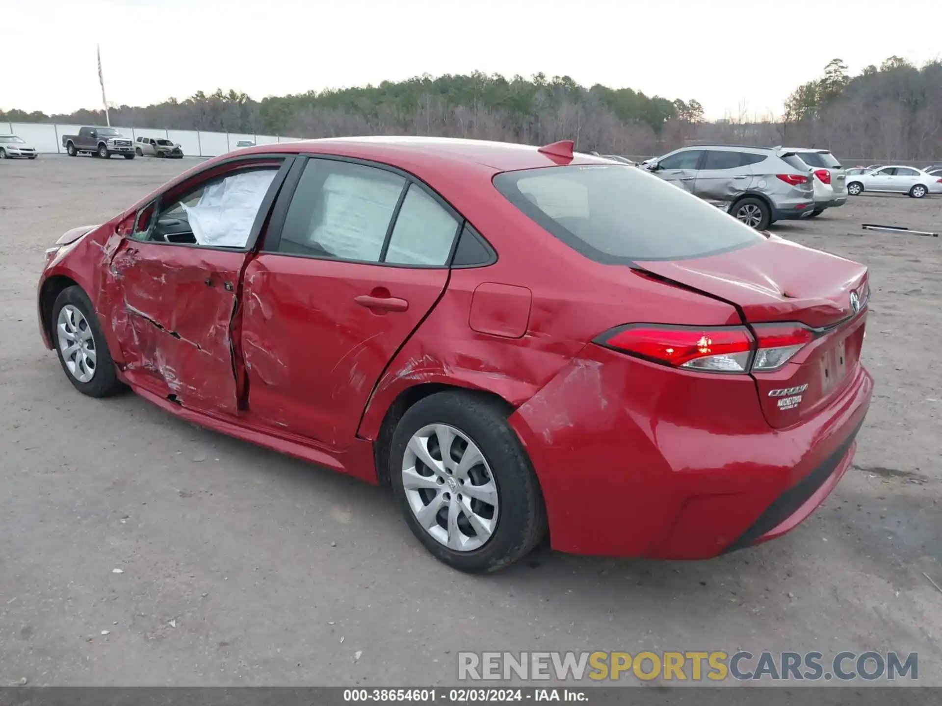 3 Photograph of a damaged car JTDEPMAE1MJ153568 TOYOTA COROLLA 2021