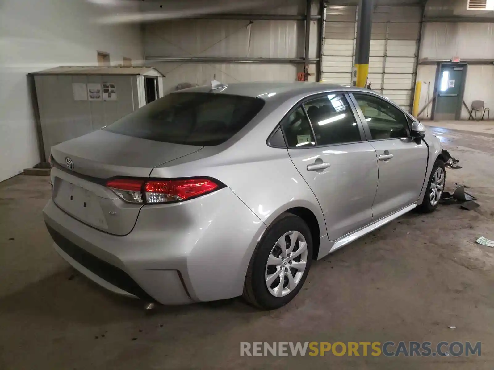 4 Photograph of a damaged car JTDEPMAE1MJ154199 TOYOTA COROLLA 2021