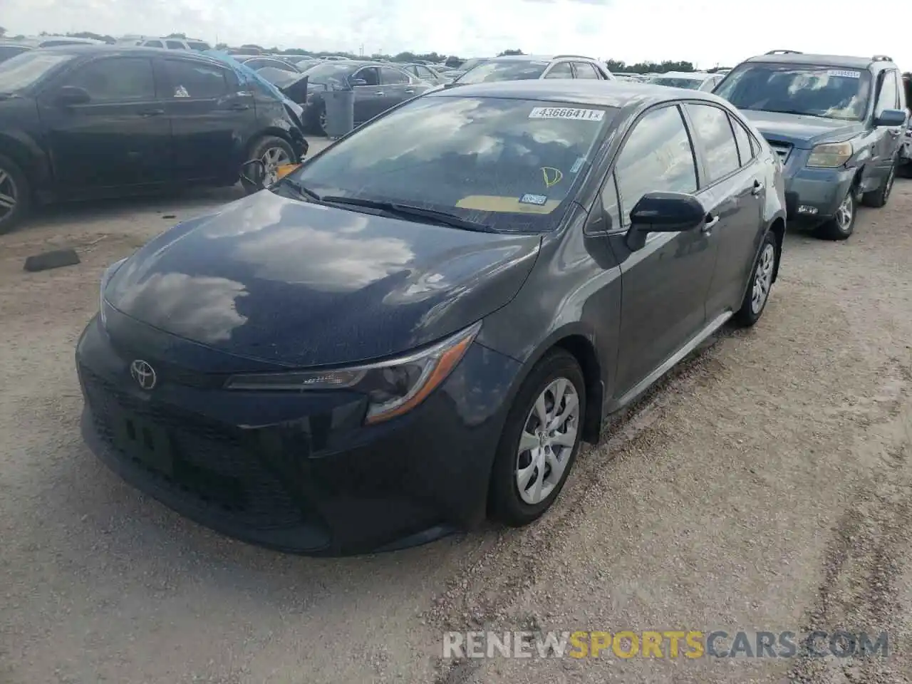 2 Photograph of a damaged car JTDEPMAE1MJ154378 TOYOTA COROLLA 2021