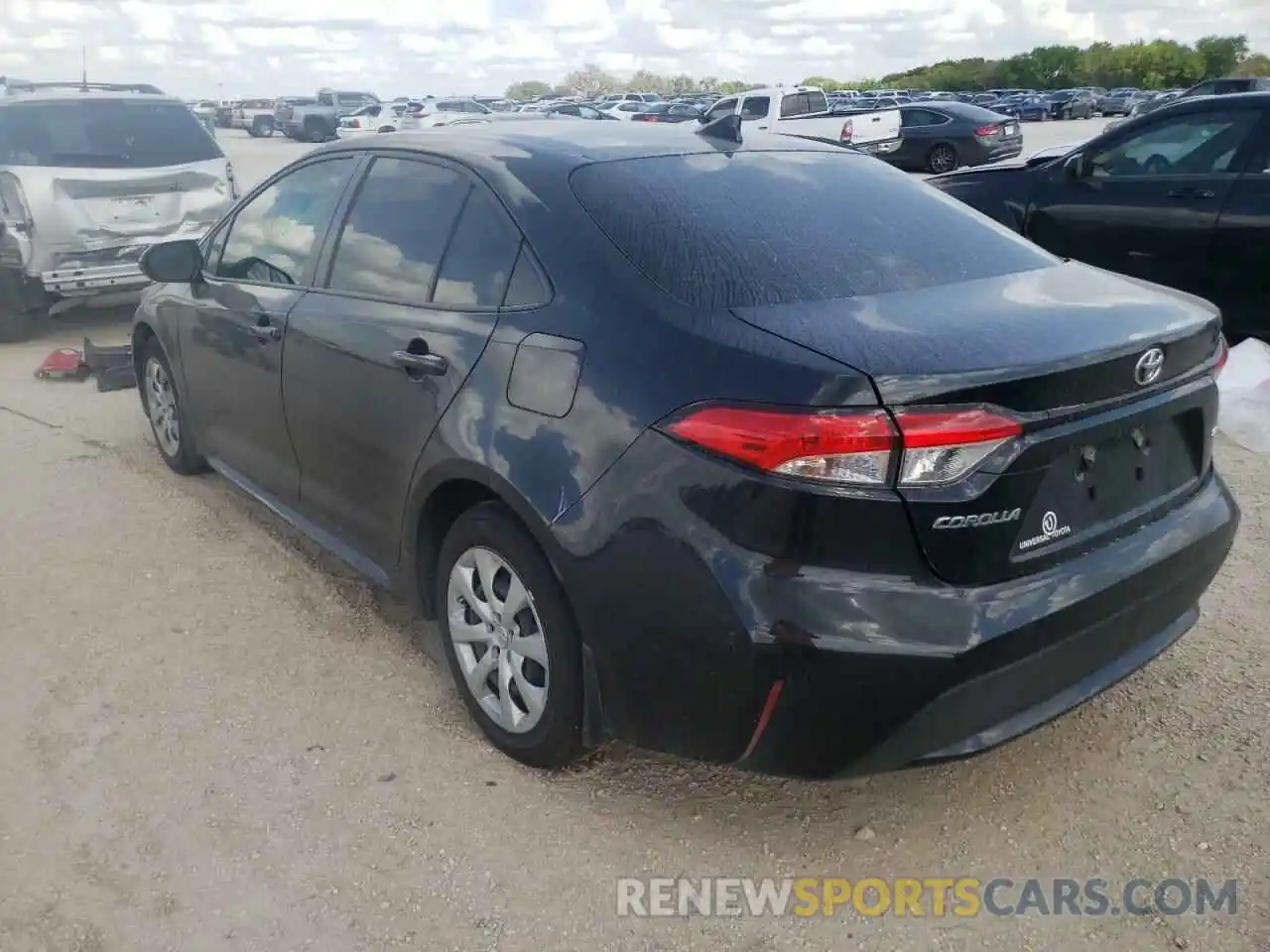 3 Photograph of a damaged car JTDEPMAE1MJ154378 TOYOTA COROLLA 2021