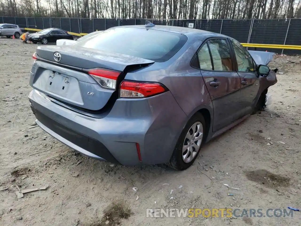 4 Photograph of a damaged car JTDEPMAE1MJ154784 TOYOTA COROLLA 2021