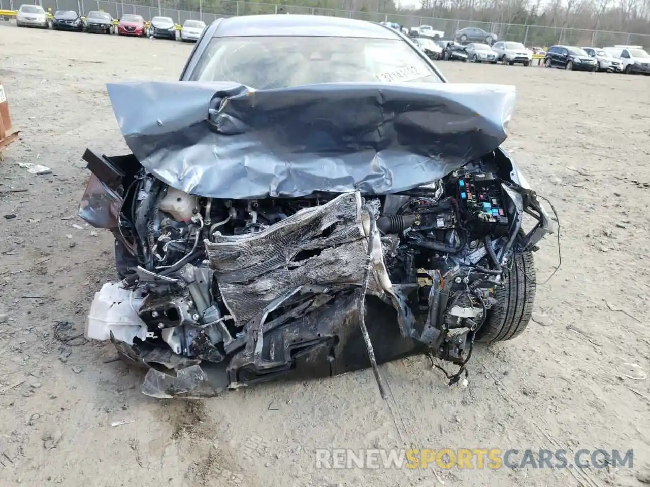 9 Photograph of a damaged car JTDEPMAE1MJ154784 TOYOTA COROLLA 2021