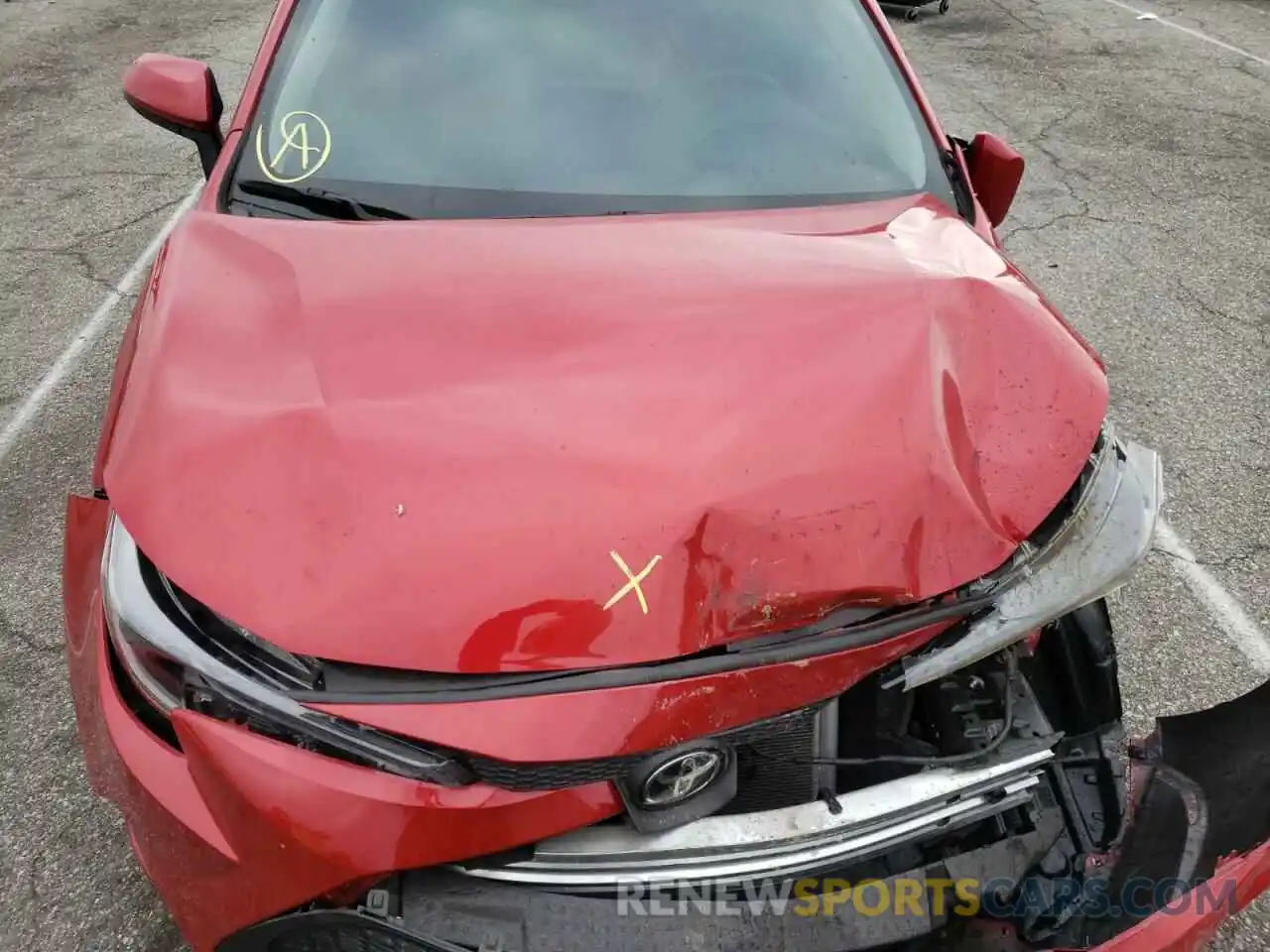 7 Photograph of a damaged car JTDEPMAE1MJ154896 TOYOTA COROLLA 2021