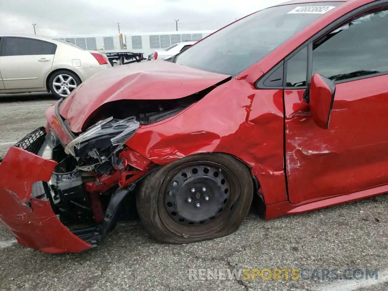 9 Photograph of a damaged car JTDEPMAE1MJ154896 TOYOTA COROLLA 2021