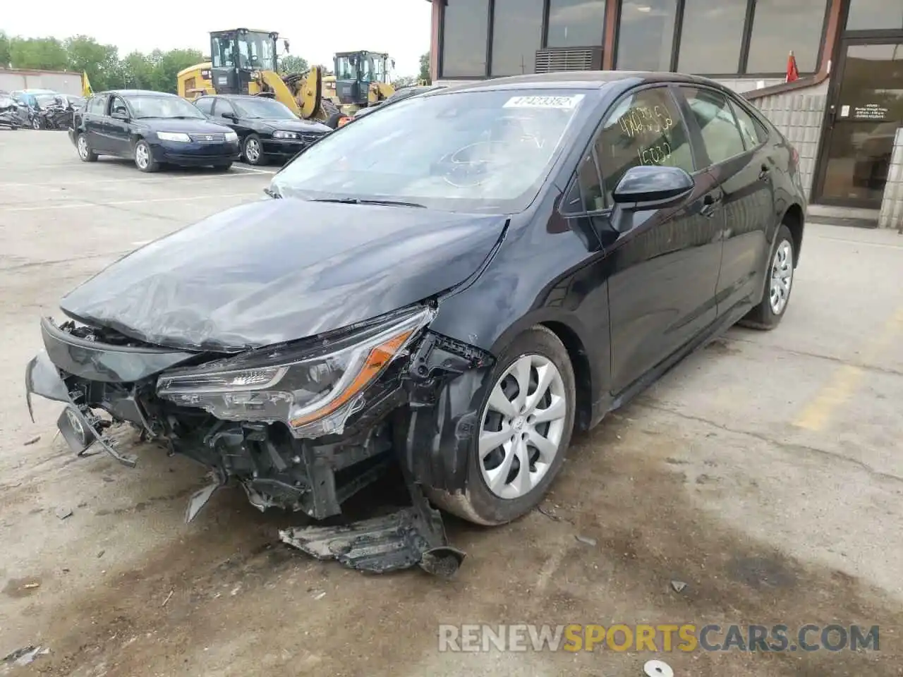 2 Photograph of a damaged car JTDEPMAE1MJ155143 TOYOTA COROLLA 2021