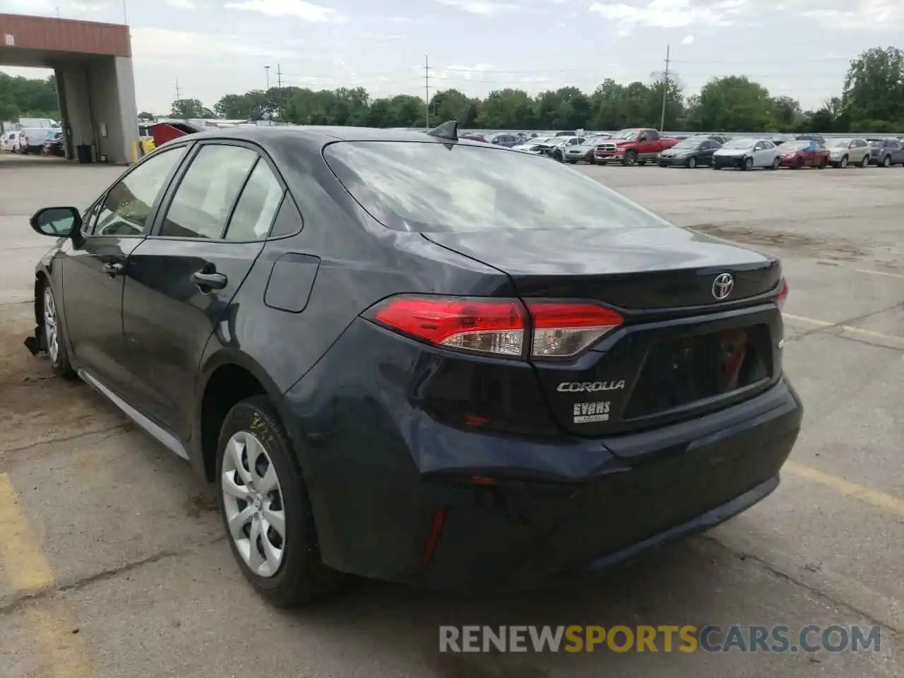 3 Photograph of a damaged car JTDEPMAE1MJ155143 TOYOTA COROLLA 2021