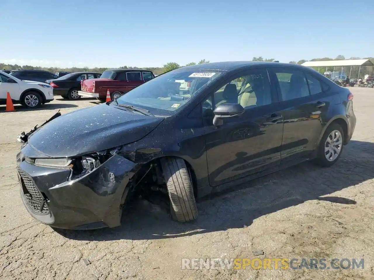 1 Photograph of a damaged car JTDEPMAE1MJ155224 TOYOTA COROLLA 2021