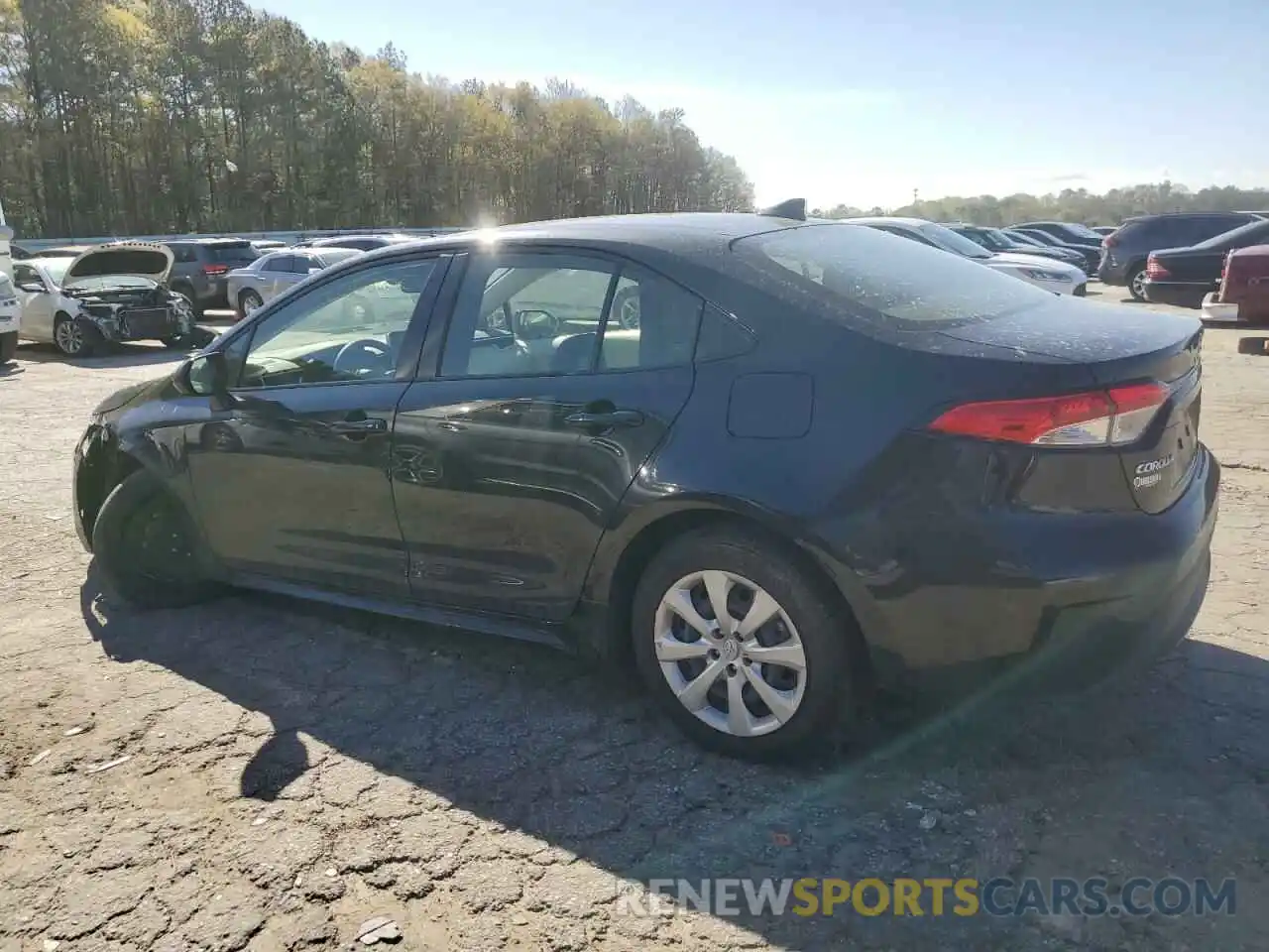 2 Photograph of a damaged car JTDEPMAE1MJ155224 TOYOTA COROLLA 2021