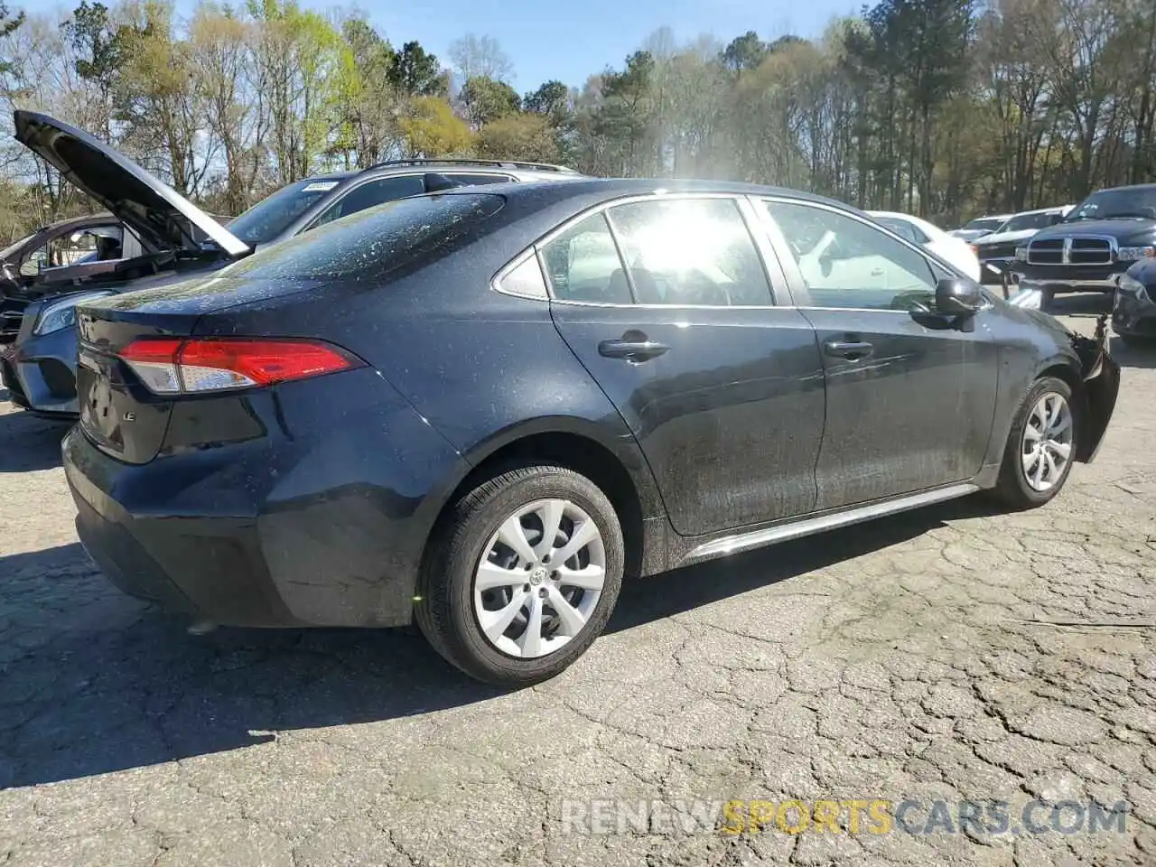 3 Photograph of a damaged car JTDEPMAE1MJ155224 TOYOTA COROLLA 2021