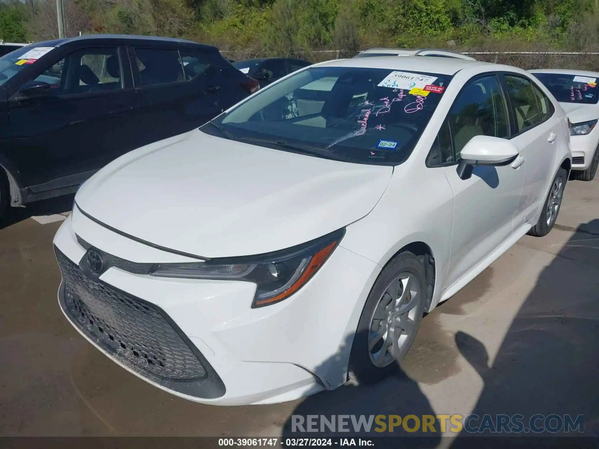 2 Photograph of a damaged car JTDEPMAE1MJ155692 TOYOTA COROLLA 2021