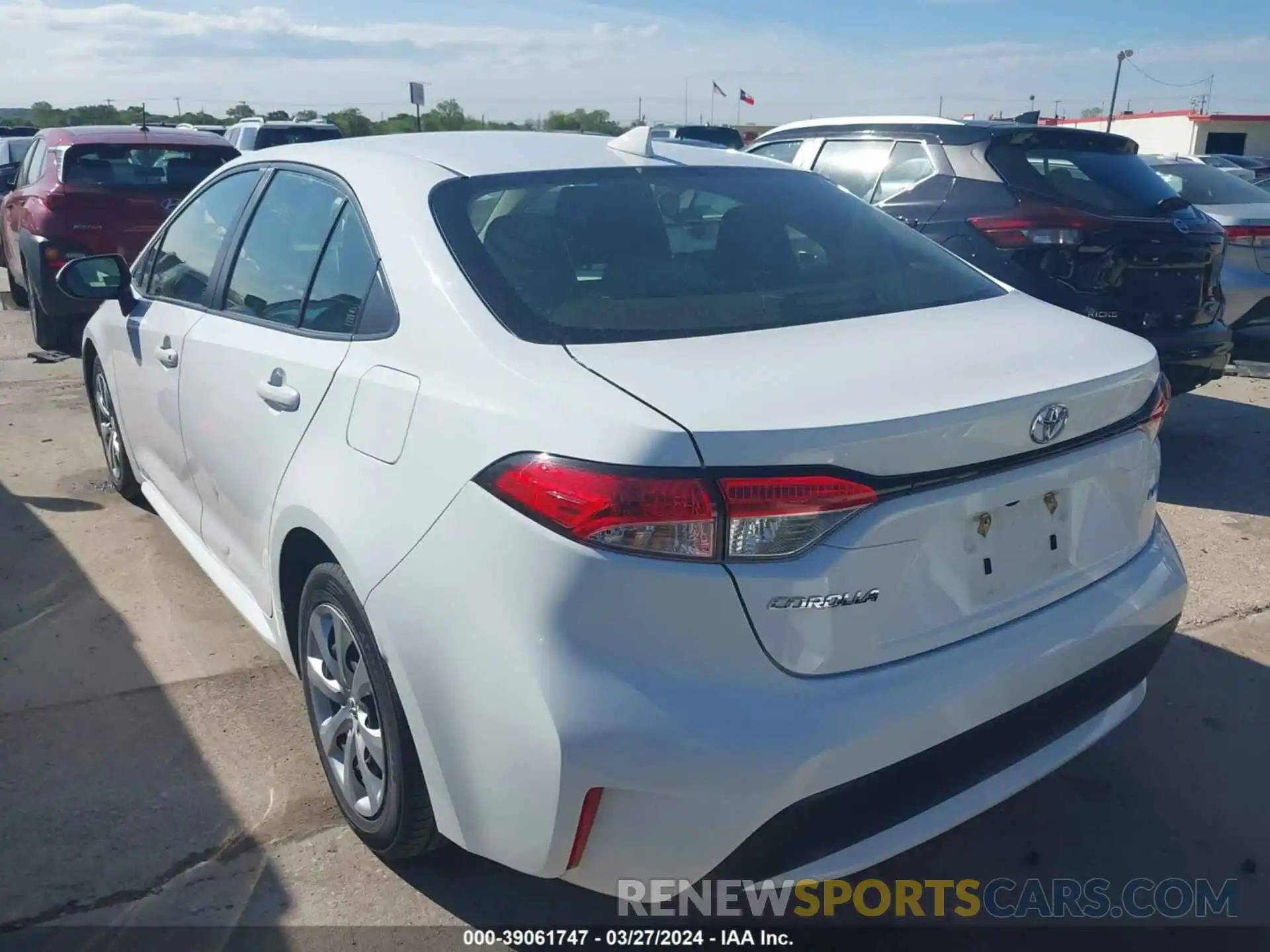 3 Photograph of a damaged car JTDEPMAE1MJ155692 TOYOTA COROLLA 2021