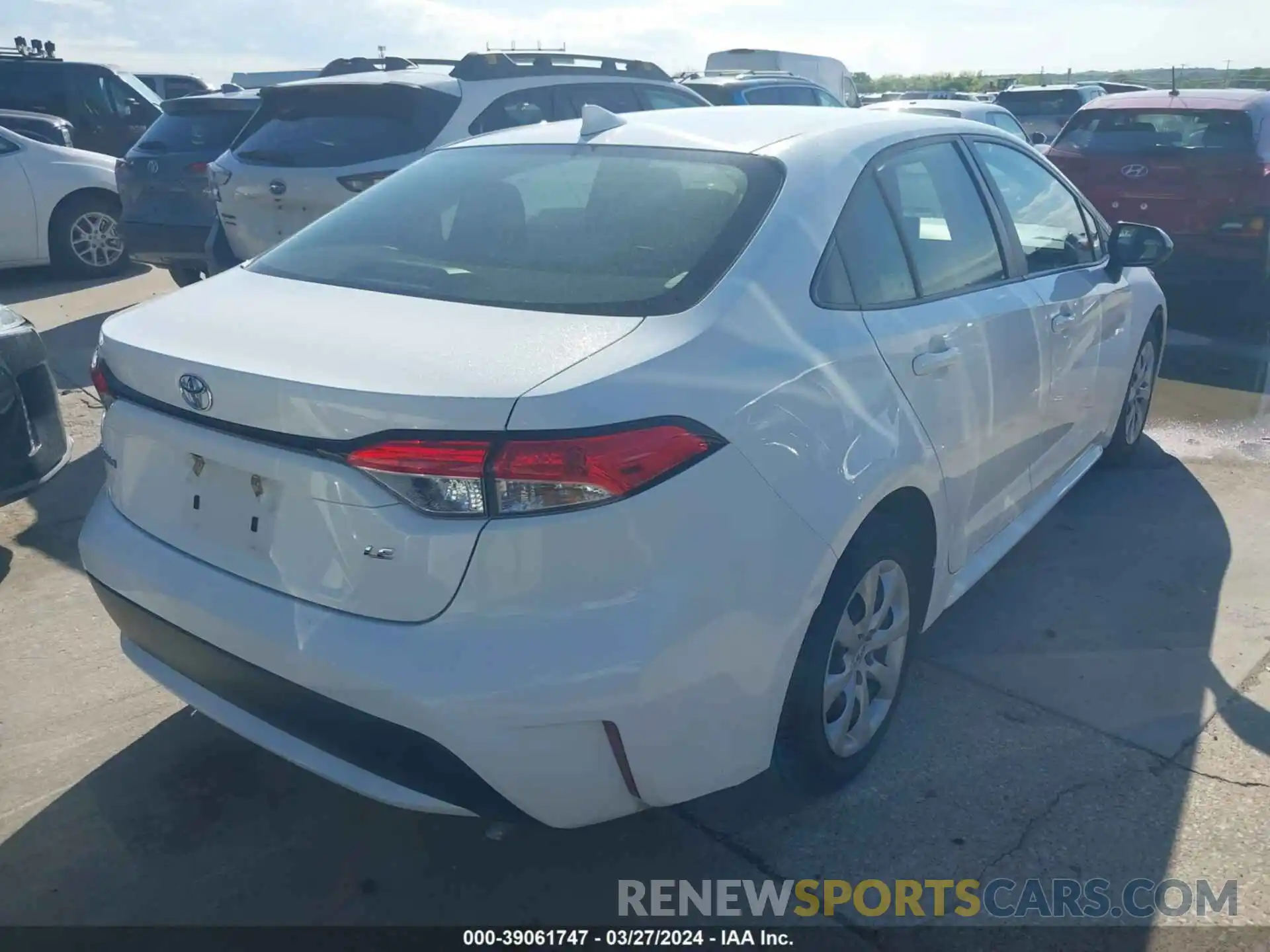 4 Photograph of a damaged car JTDEPMAE1MJ155692 TOYOTA COROLLA 2021