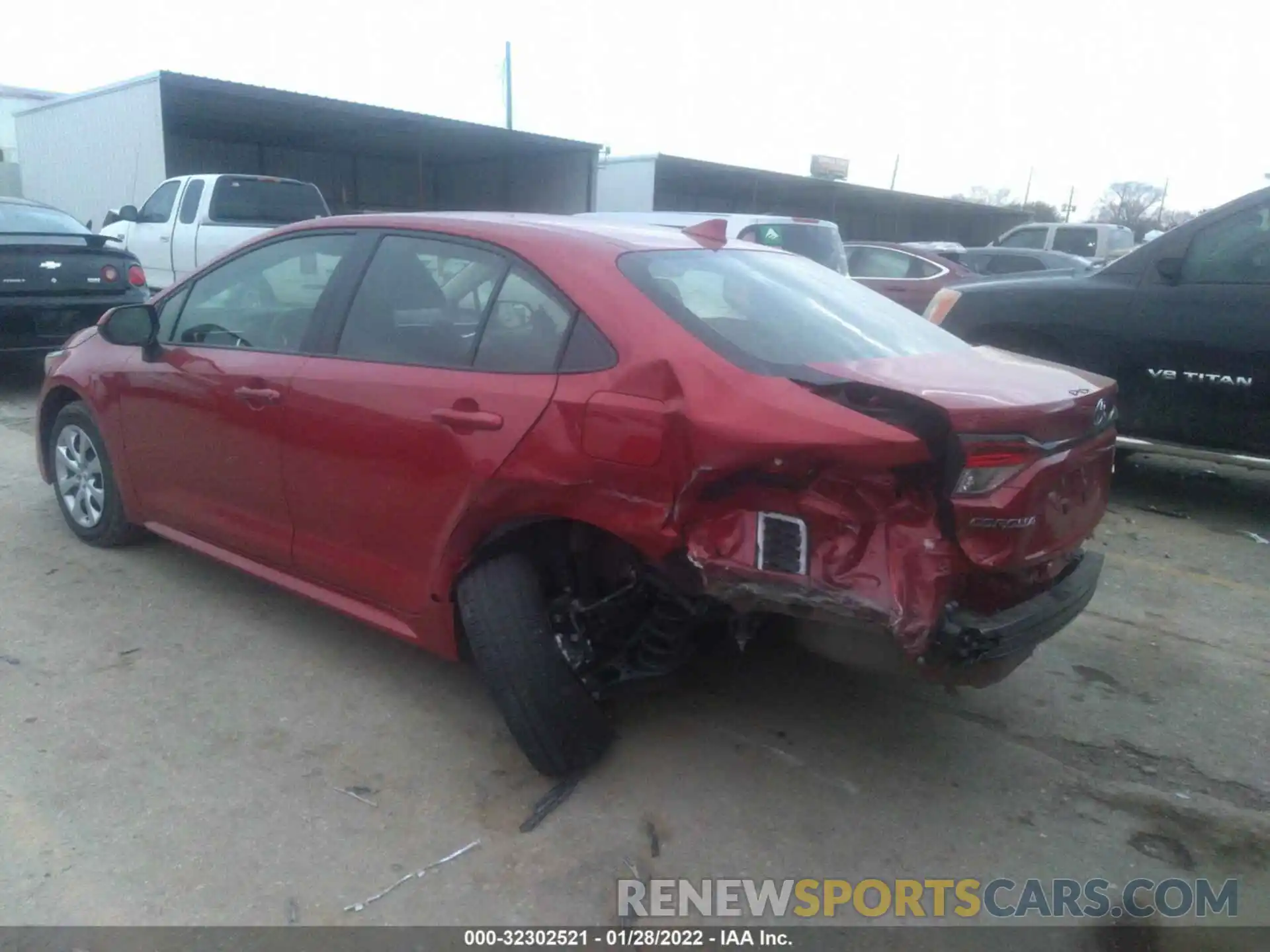 3 Photograph of a damaged car JTDEPMAE1MJ156521 TOYOTA COROLLA 2021