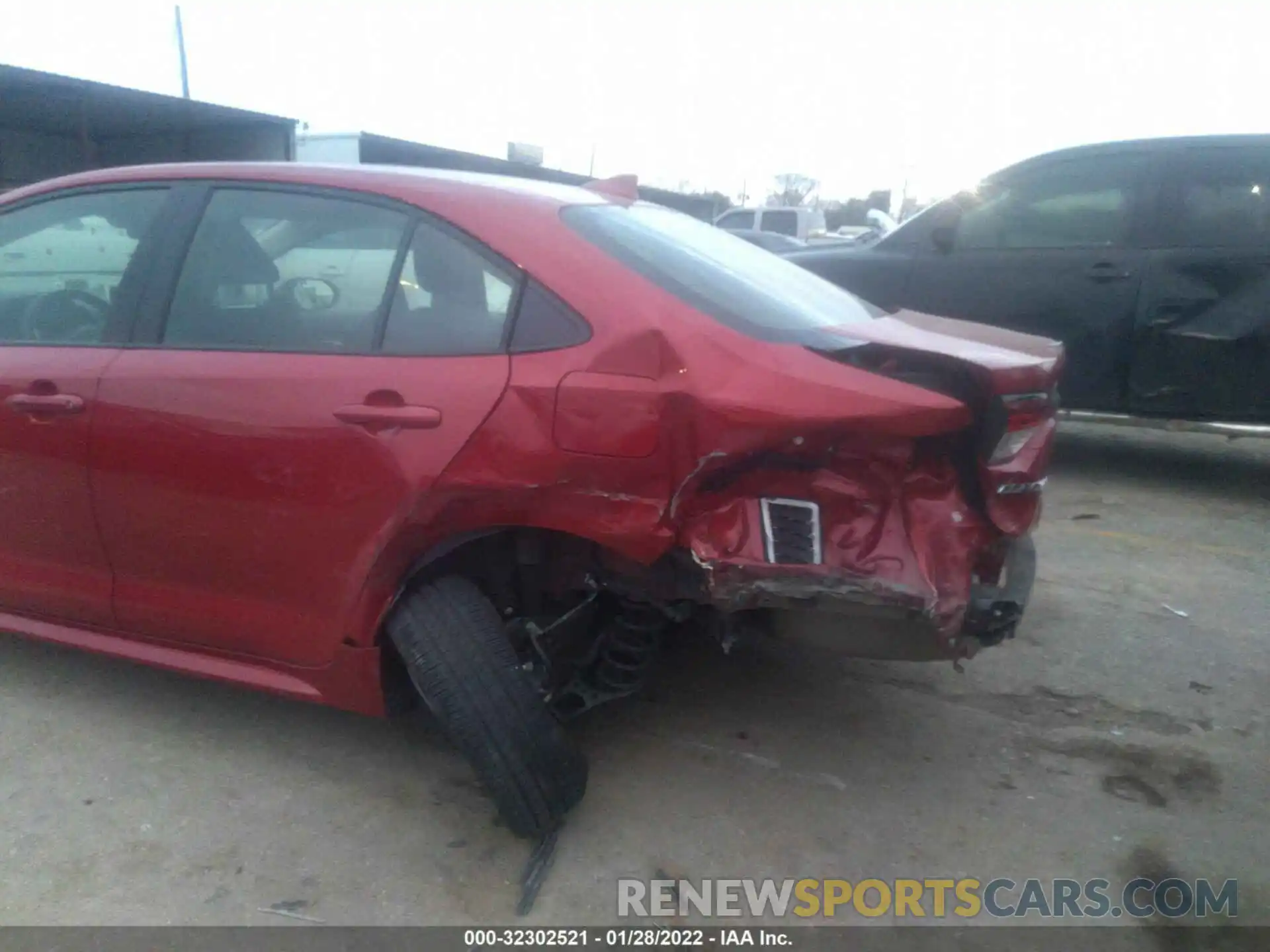 6 Photograph of a damaged car JTDEPMAE1MJ156521 TOYOTA COROLLA 2021