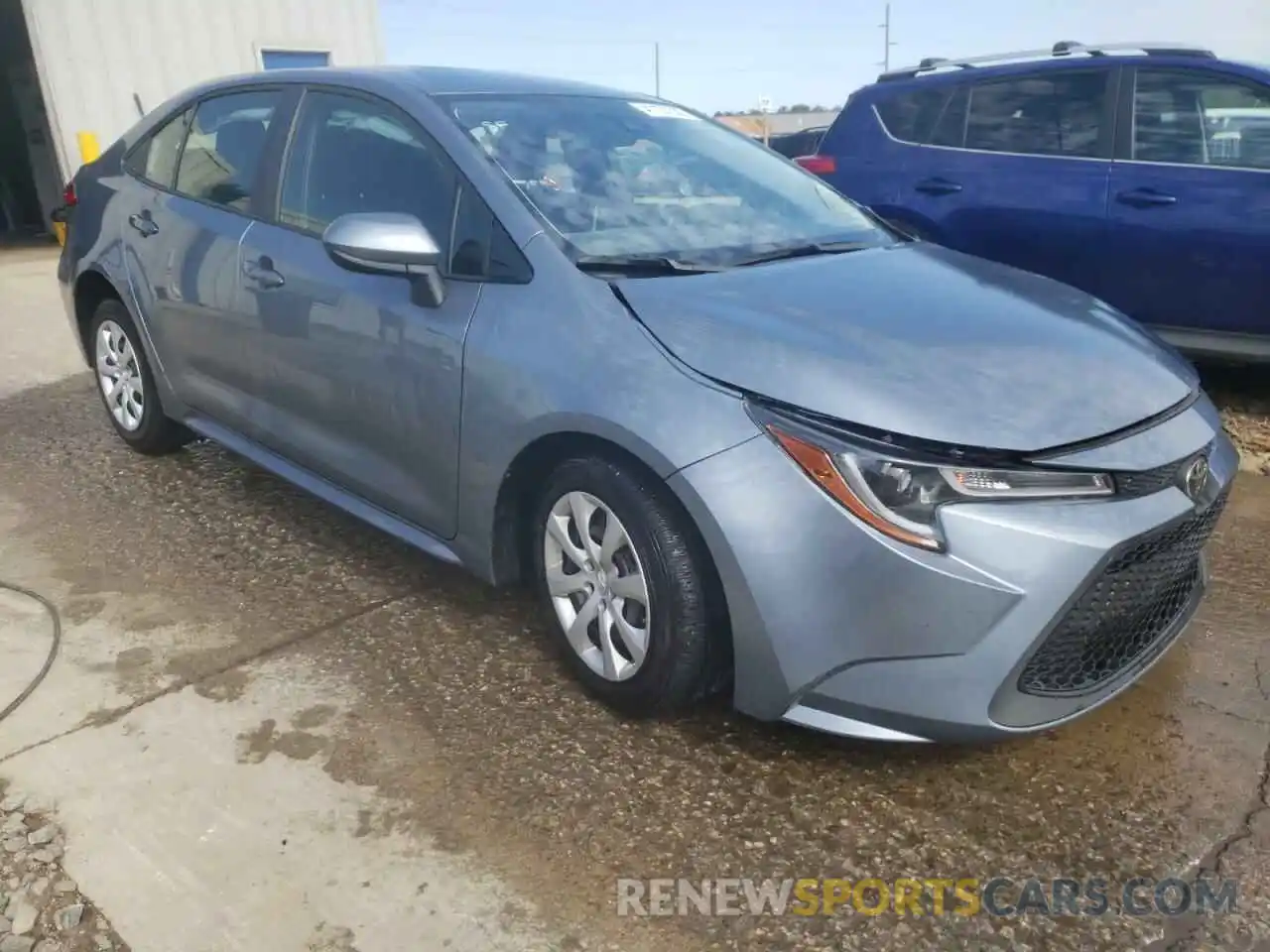 1 Photograph of a damaged car JTDEPMAE1MJ158351 TOYOTA COROLLA 2021