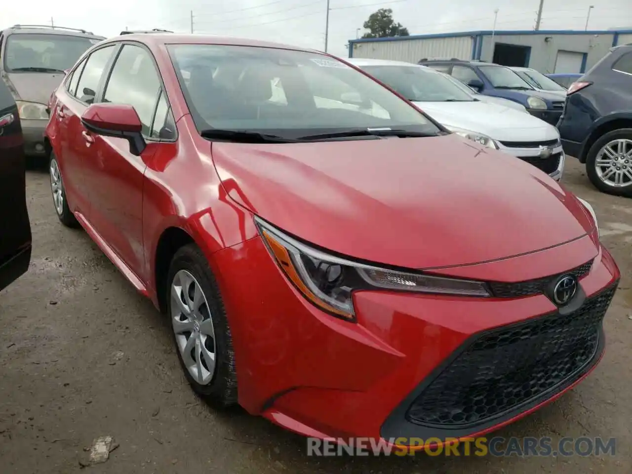 1 Photograph of a damaged car JTDEPMAE1MJ158365 TOYOTA COROLLA 2021