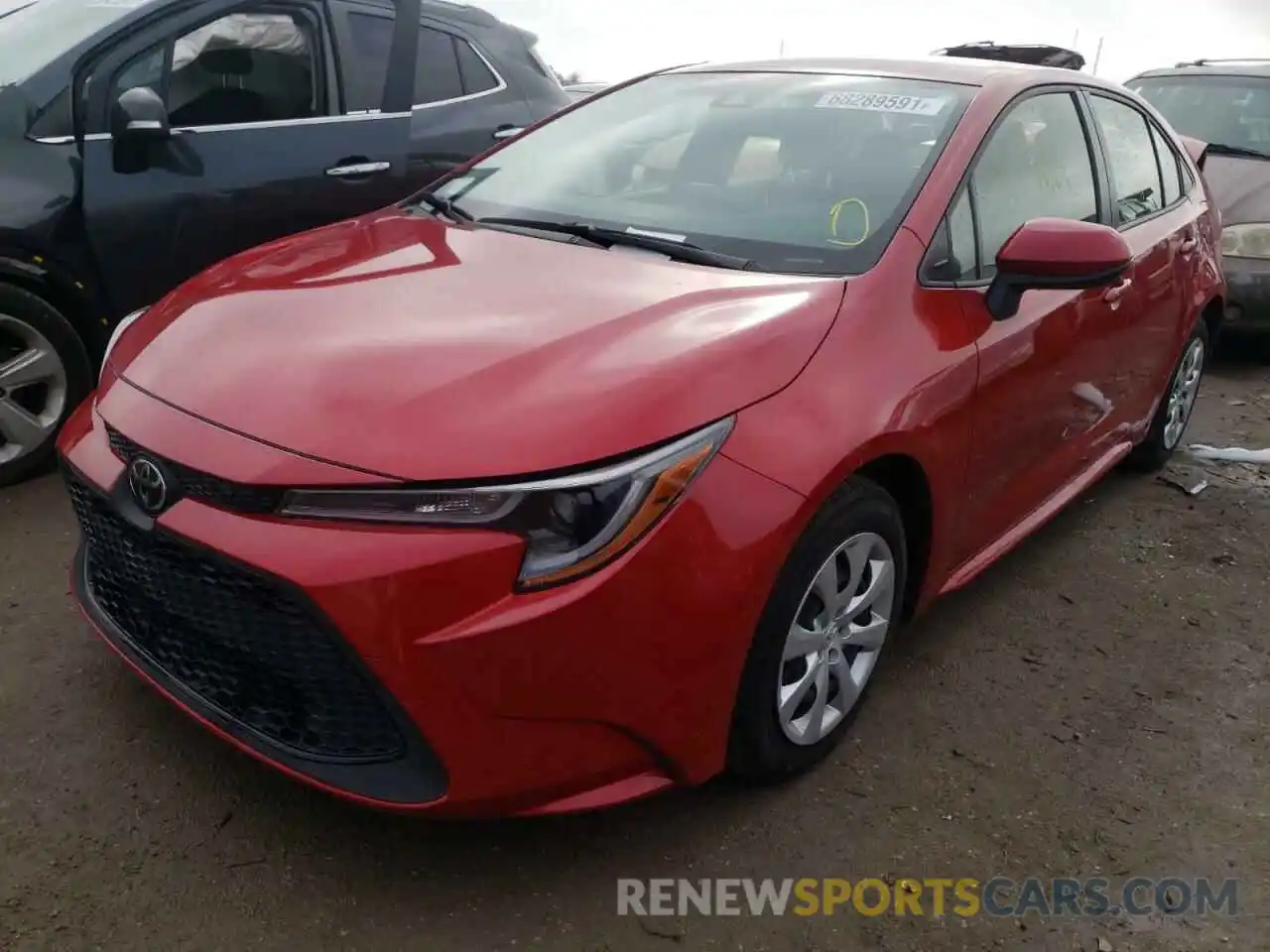 2 Photograph of a damaged car JTDEPMAE1MJ158365 TOYOTA COROLLA 2021