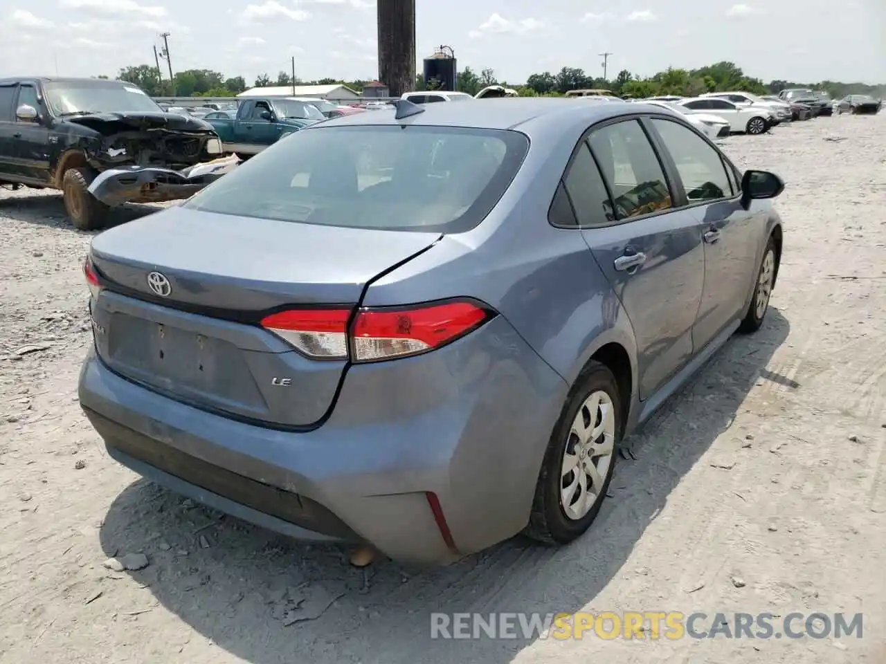 4 Photograph of a damaged car JTDEPMAE1MJ159371 TOYOTA COROLLA 2021