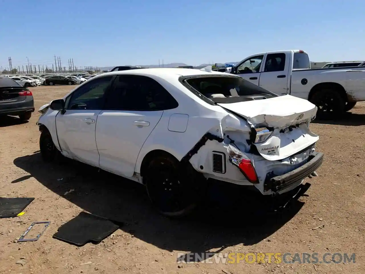 3 Photograph of a damaged car JTDEPMAE1MJ159788 TOYOTA COROLLA 2021