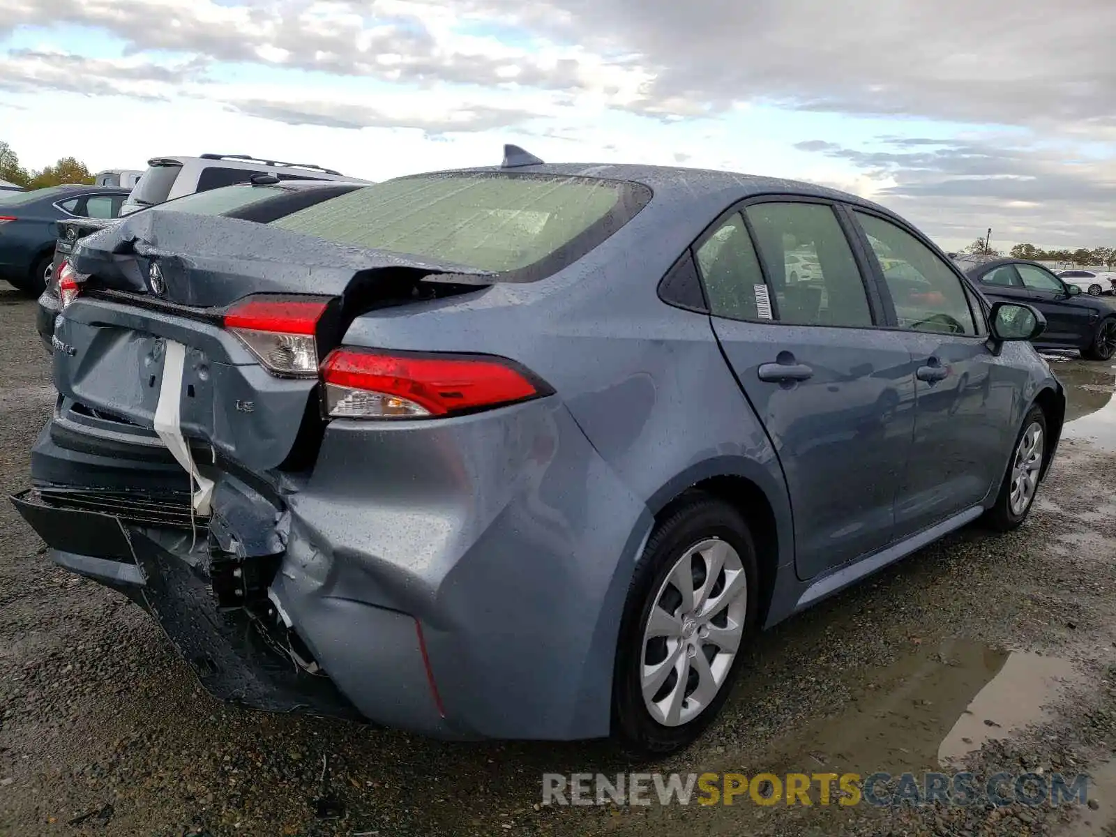 4 Photograph of a damaged car JTDEPMAE1MJ160200 TOYOTA COROLLA 2021