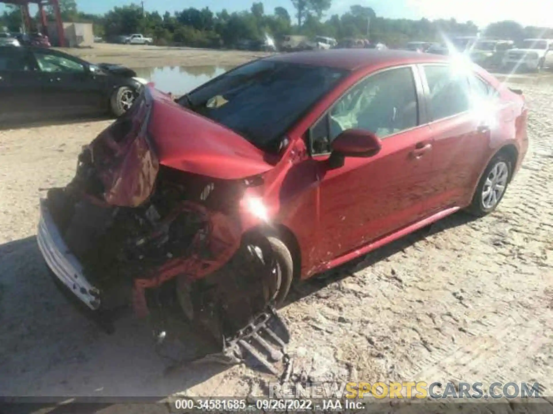 2 Photograph of a damaged car JTDEPMAE1MJ160407 TOYOTA COROLLA 2021