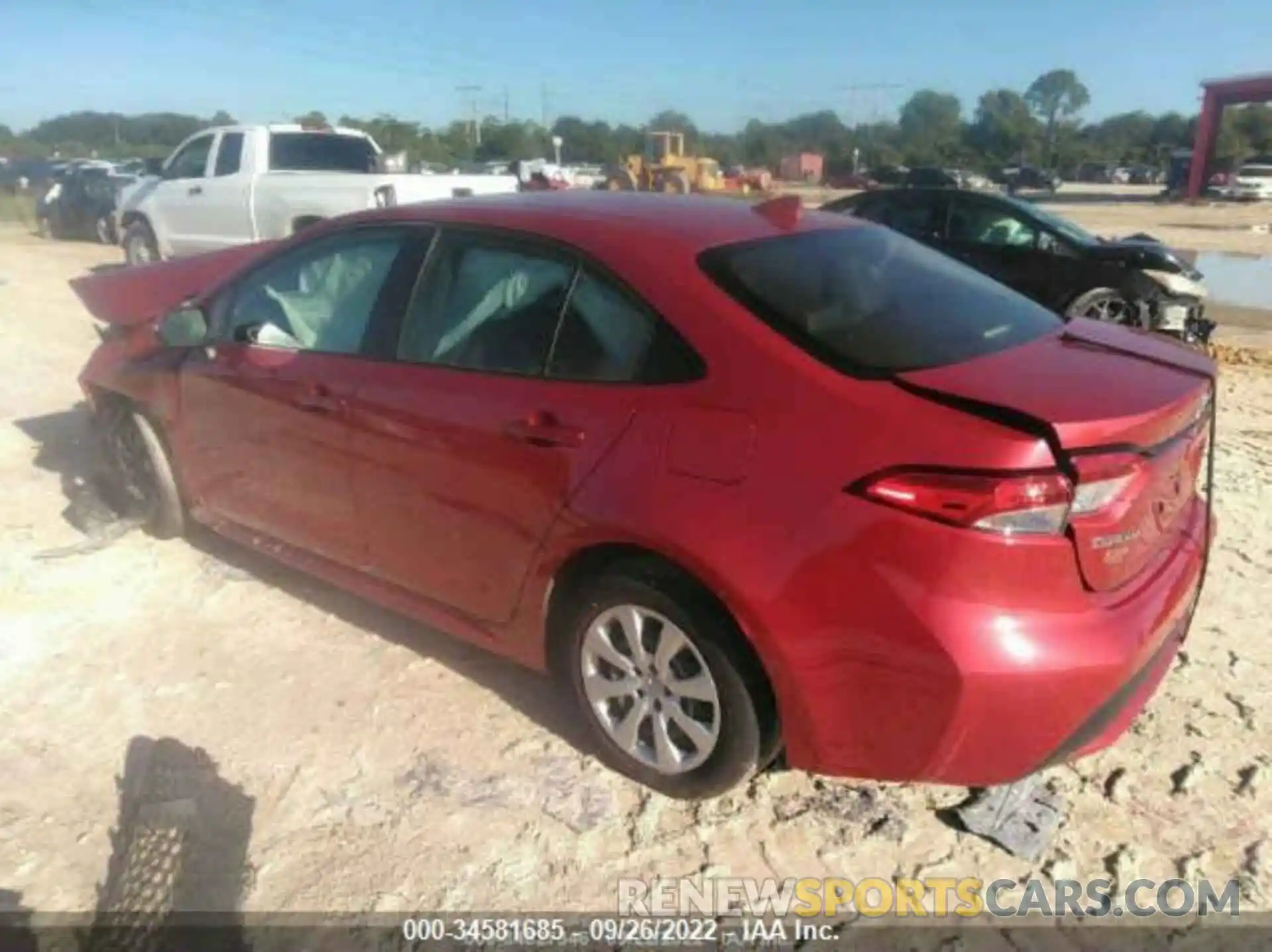 3 Photograph of a damaged car JTDEPMAE1MJ160407 TOYOTA COROLLA 2021