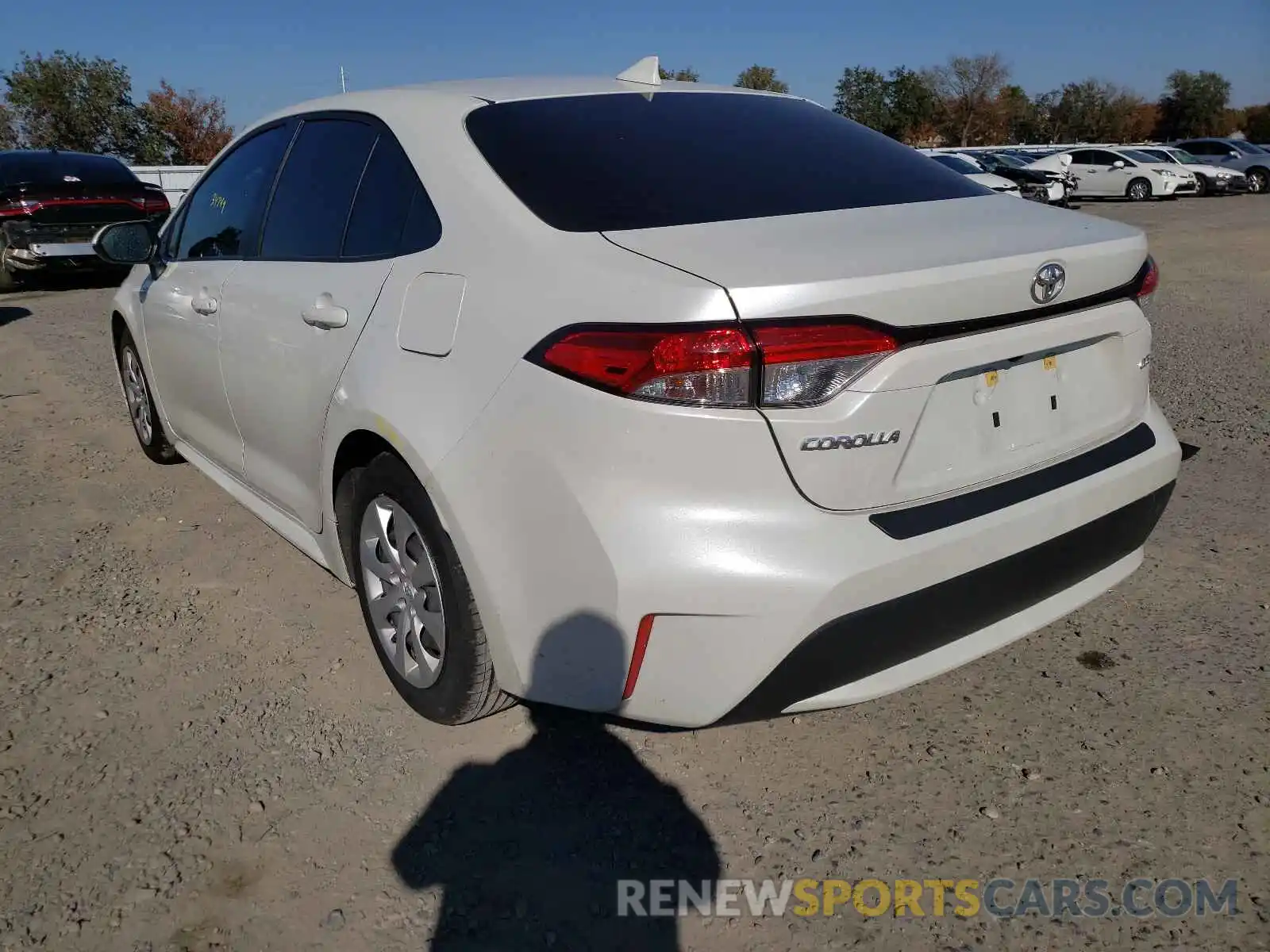 3 Photograph of a damaged car JTDEPMAE1MJ160780 TOYOTA COROLLA 2021