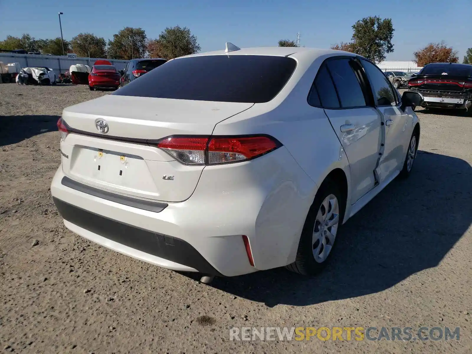 4 Photograph of a damaged car JTDEPMAE1MJ160780 TOYOTA COROLLA 2021