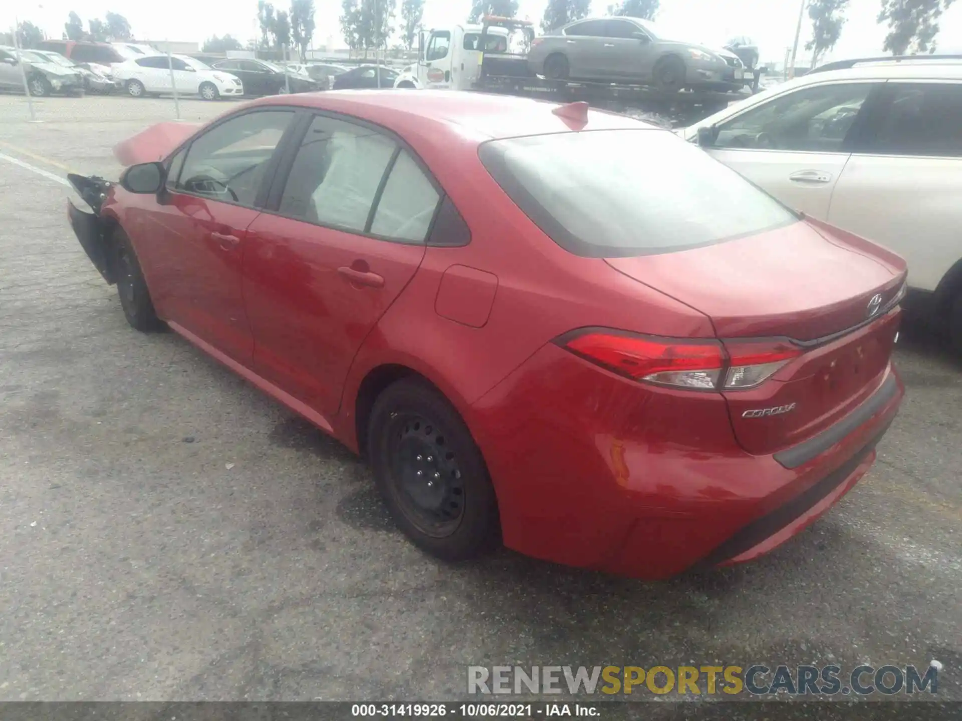 3 Photograph of a damaged car JTDEPMAE1MJ160939 TOYOTA COROLLA 2021