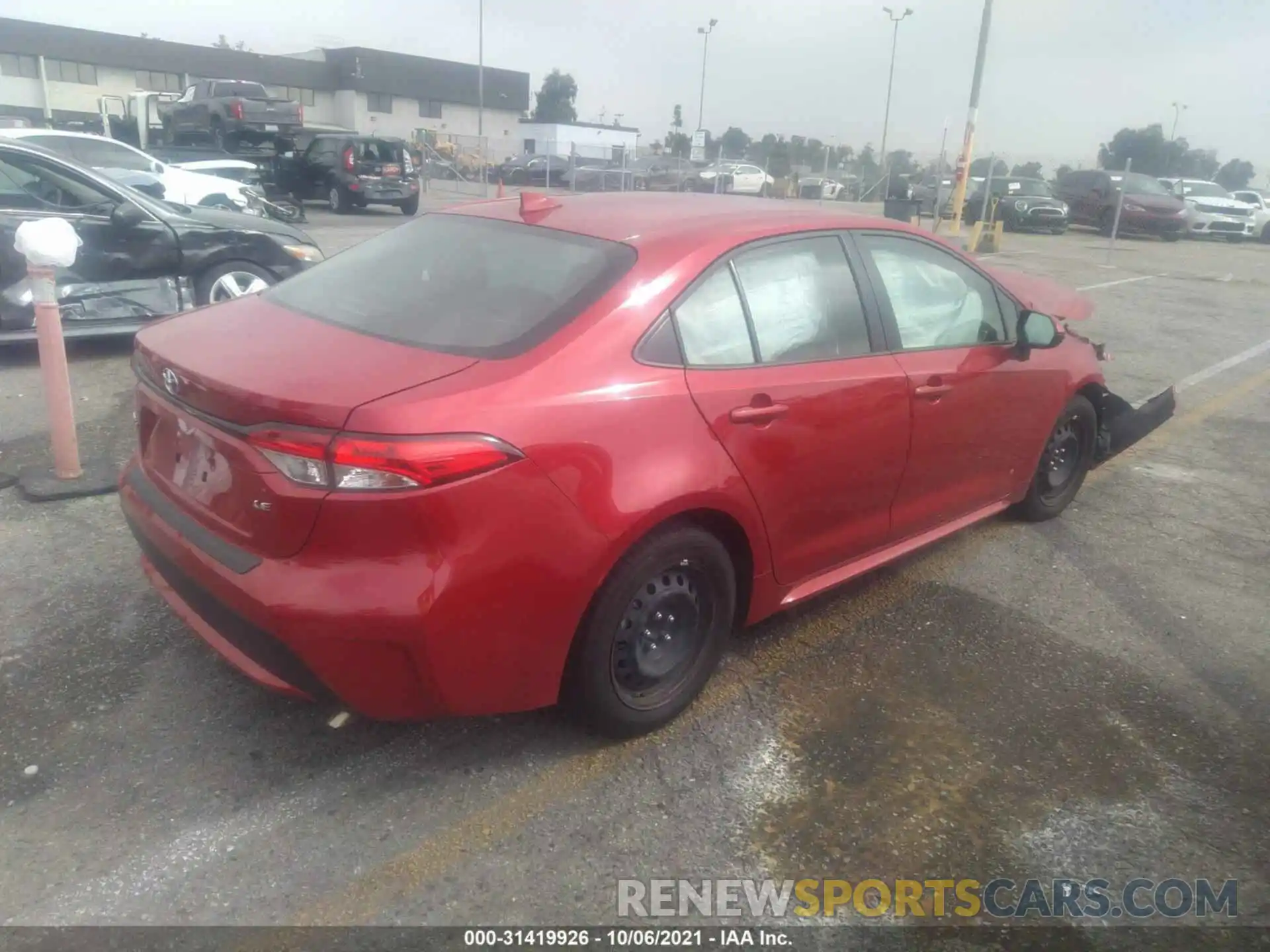 4 Photograph of a damaged car JTDEPMAE1MJ160939 TOYOTA COROLLA 2021