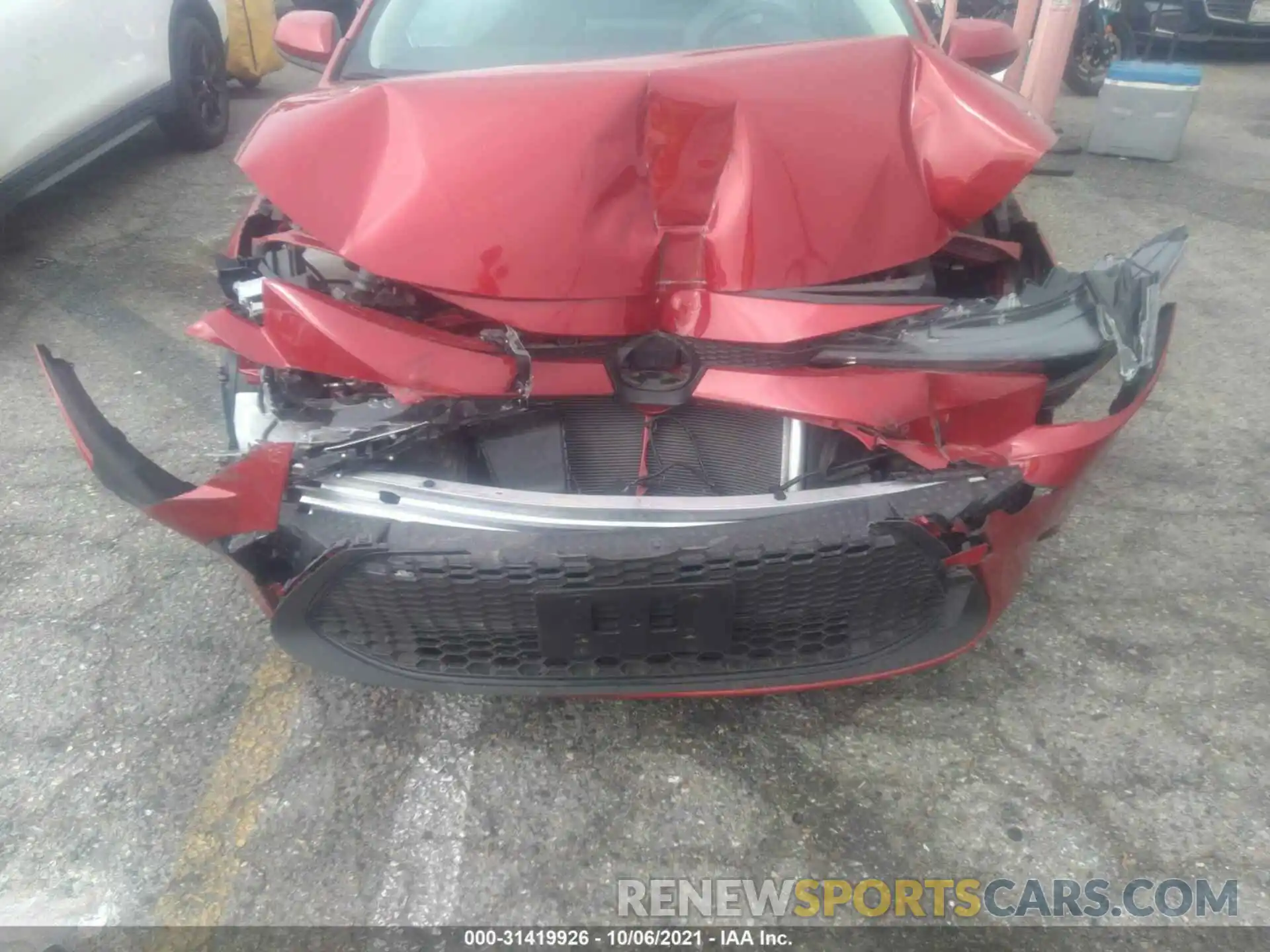 6 Photograph of a damaged car JTDEPMAE1MJ160939 TOYOTA COROLLA 2021