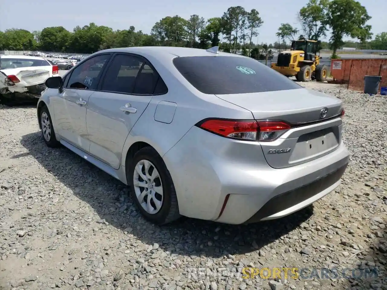 3 Photograph of a damaged car JTDEPMAE1MJ161038 TOYOTA COROLLA 2021