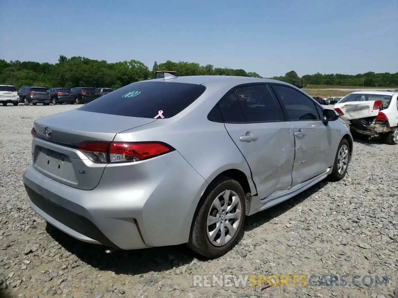 4 Photograph of a damaged car JTDEPMAE1MJ161038 TOYOTA COROLLA 2021