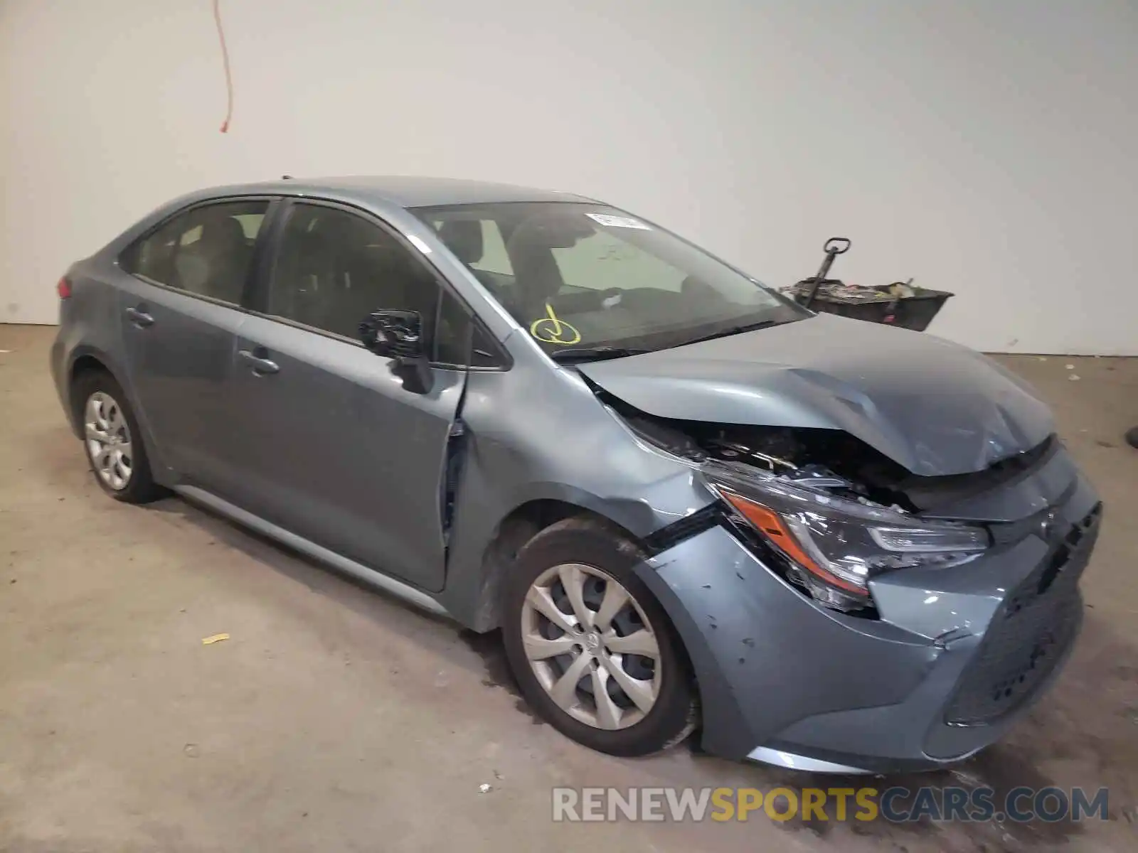 1 Photograph of a damaged car JTDEPMAE1MJ161069 TOYOTA COROLLA 2021