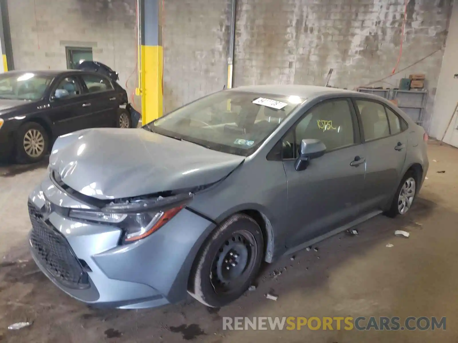 2 Photograph of a damaged car JTDEPMAE1MJ161069 TOYOTA COROLLA 2021