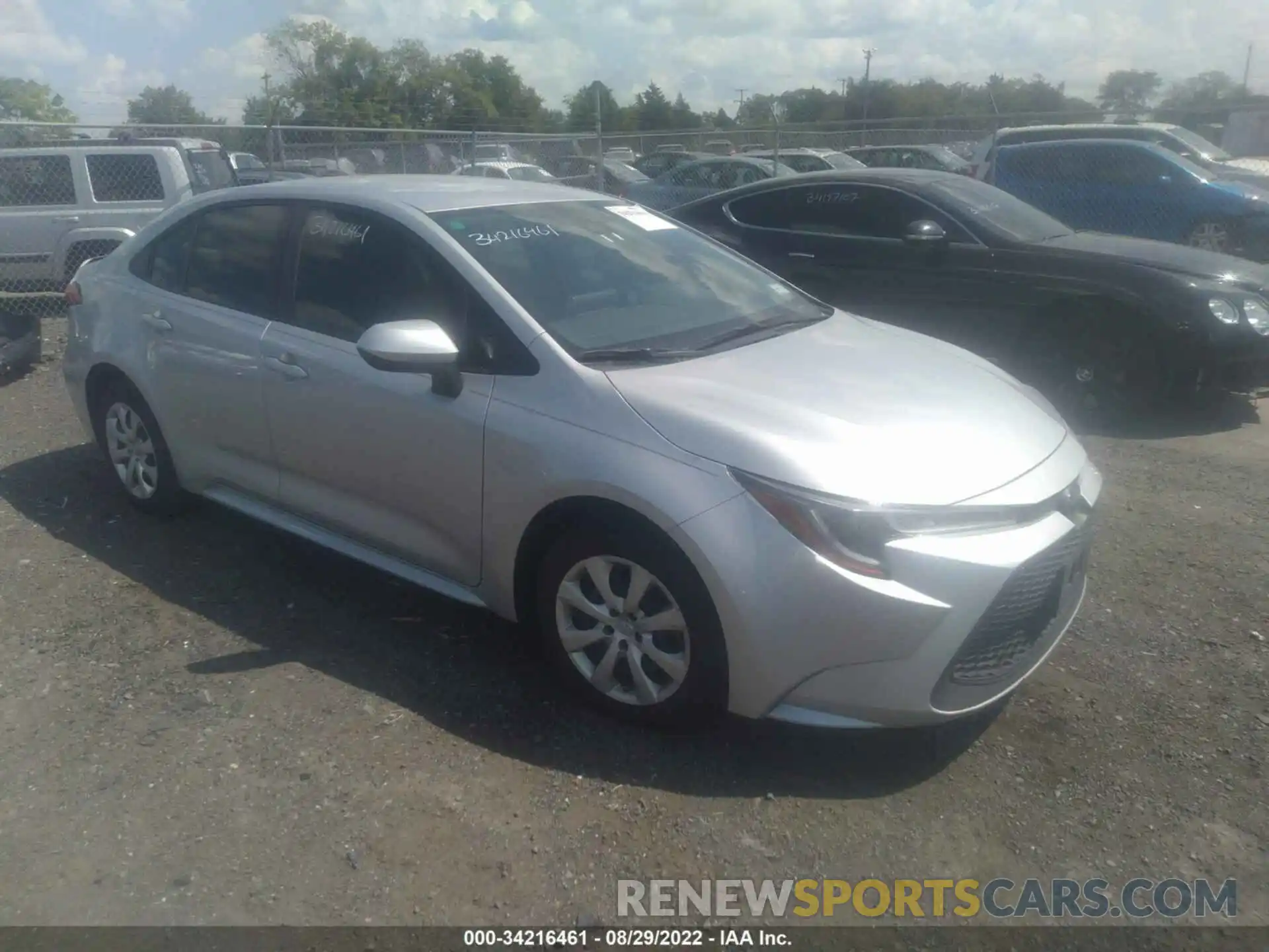 1 Photograph of a damaged car JTDEPMAE1MJ161363 TOYOTA COROLLA 2021