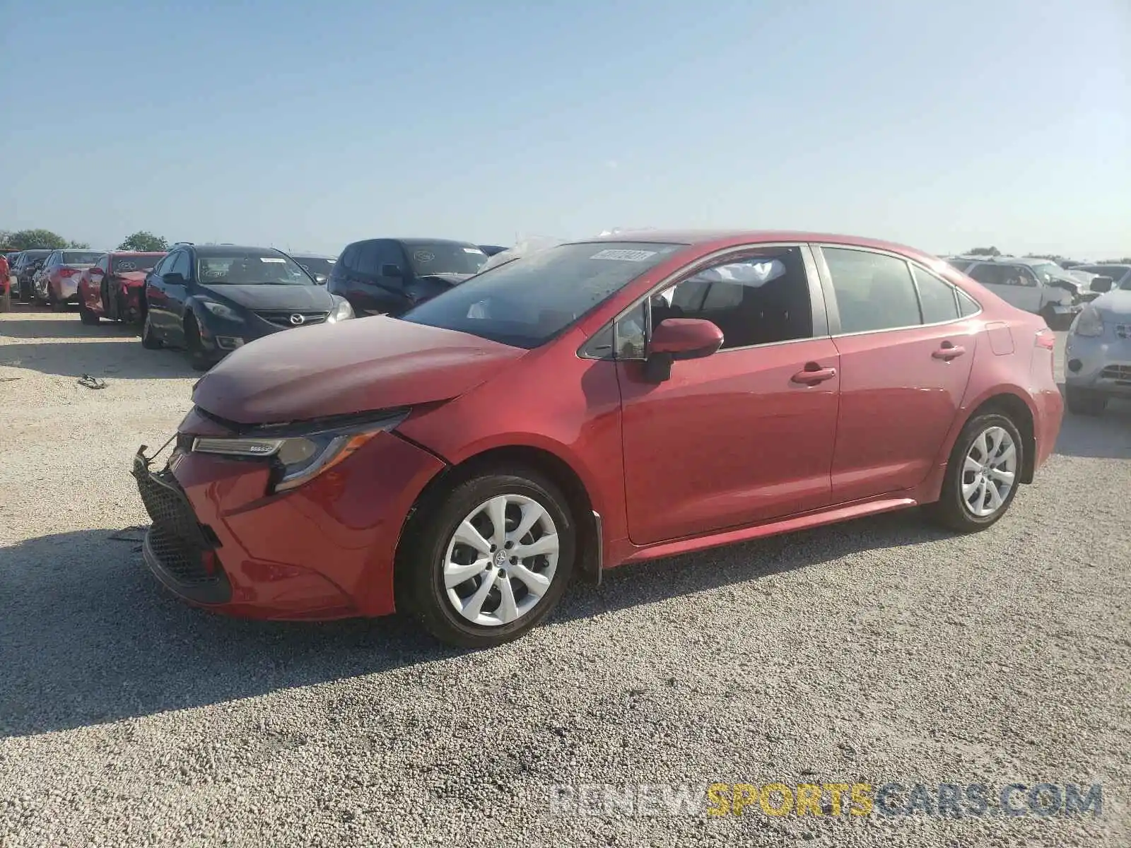 2 Photograph of a damaged car JTDEPMAE1MJ161928 TOYOTA COROLLA 2021