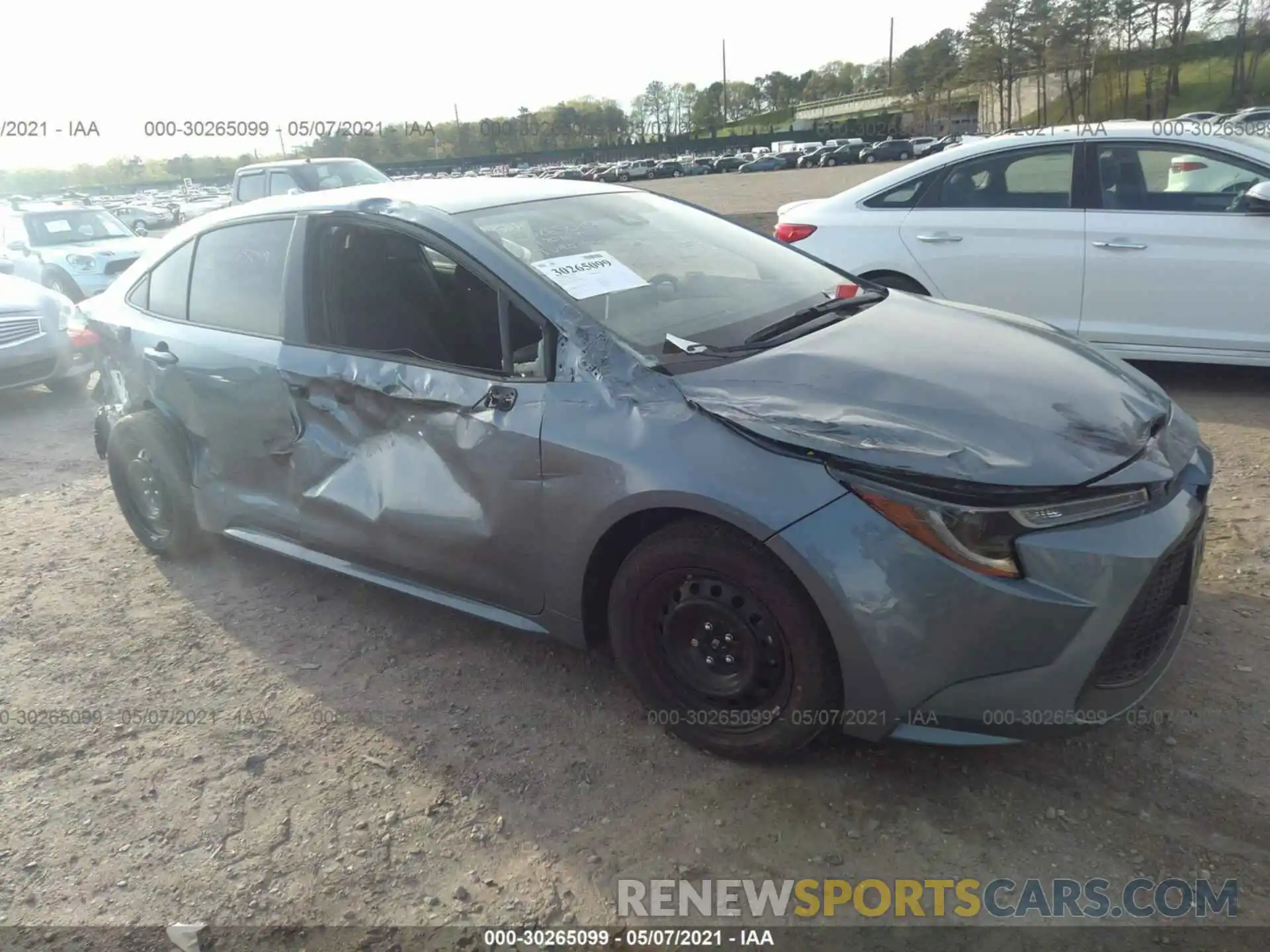 1 Photograph of a damaged car JTDEPMAE1MJ162500 TOYOTA COROLLA 2021