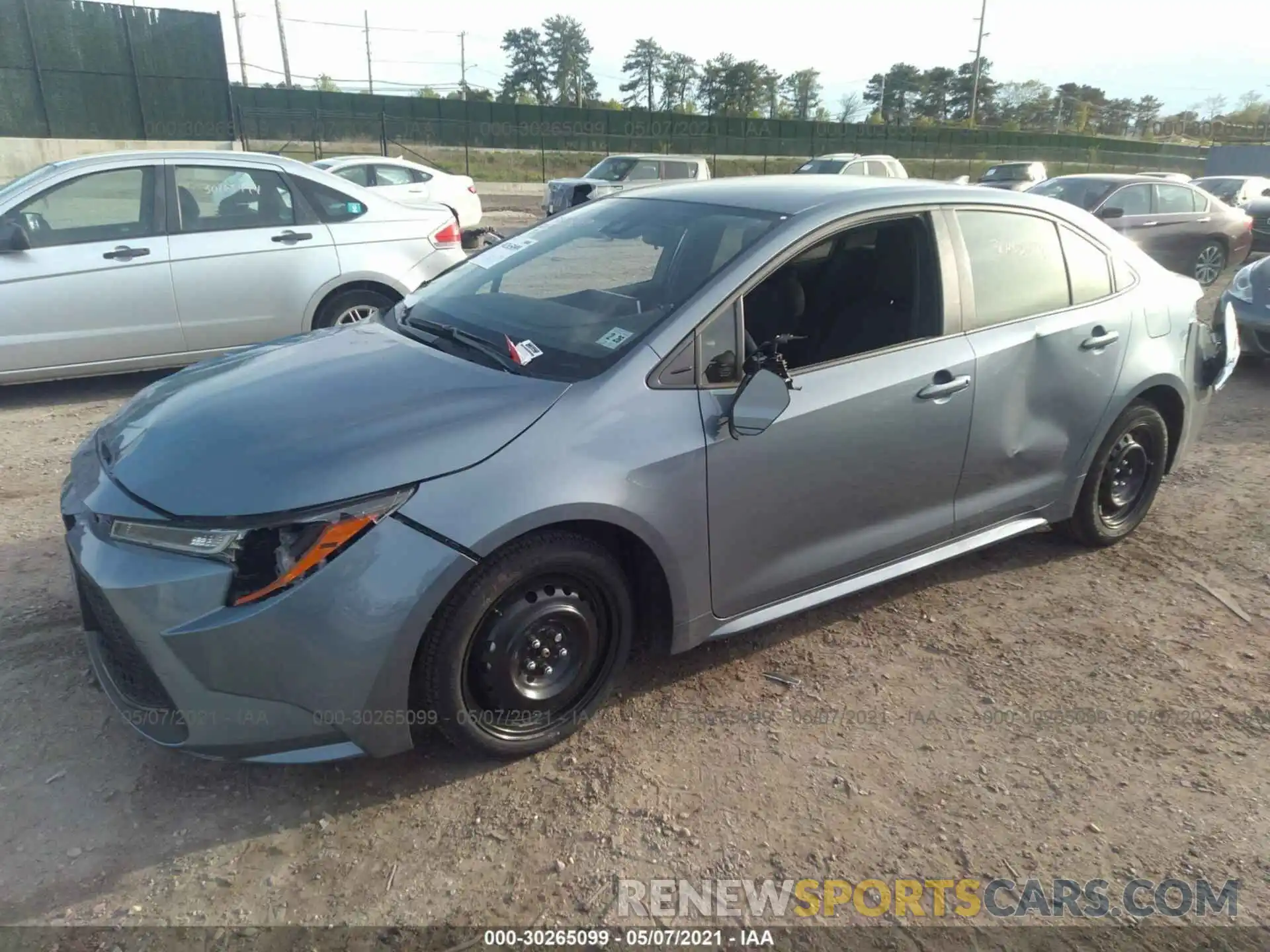 2 Photograph of a damaged car JTDEPMAE1MJ162500 TOYOTA COROLLA 2021