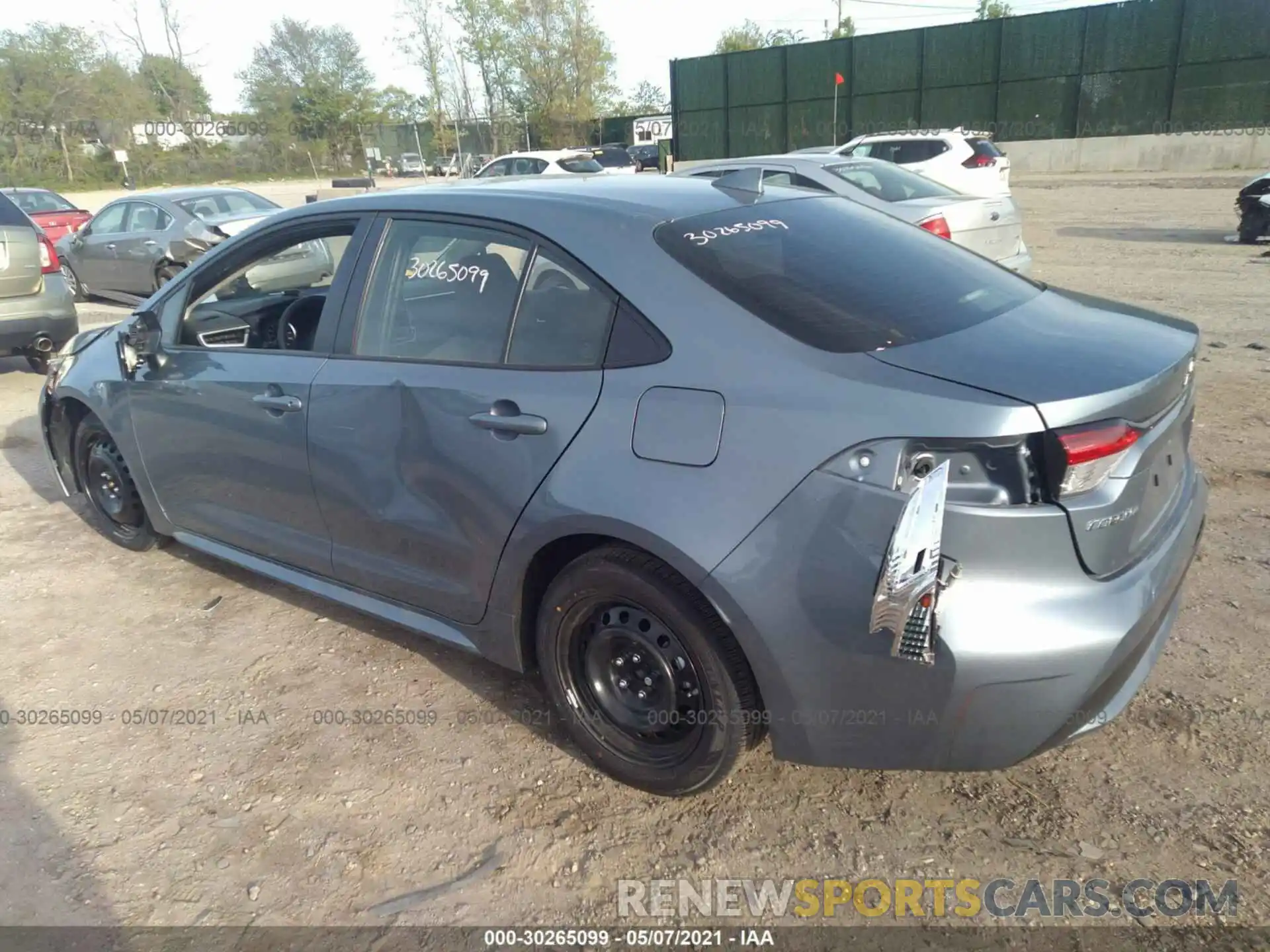 3 Photograph of a damaged car JTDEPMAE1MJ162500 TOYOTA COROLLA 2021