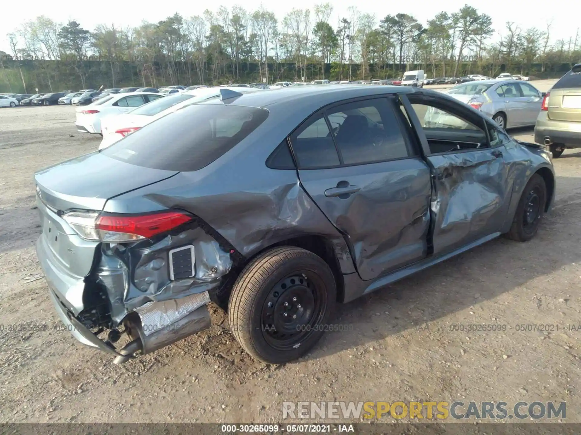 4 Photograph of a damaged car JTDEPMAE1MJ162500 TOYOTA COROLLA 2021