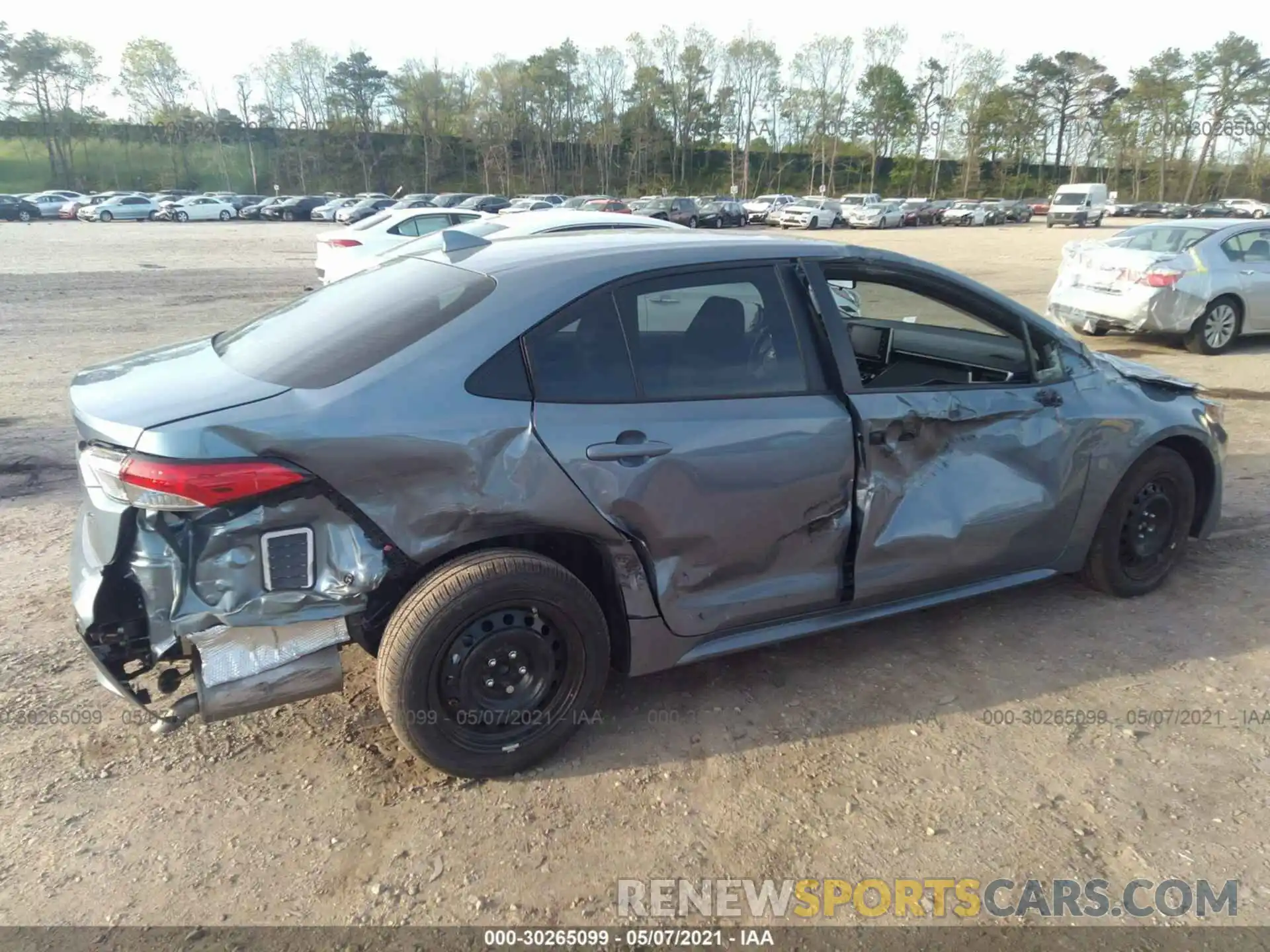 6 Photograph of a damaged car JTDEPMAE1MJ162500 TOYOTA COROLLA 2021