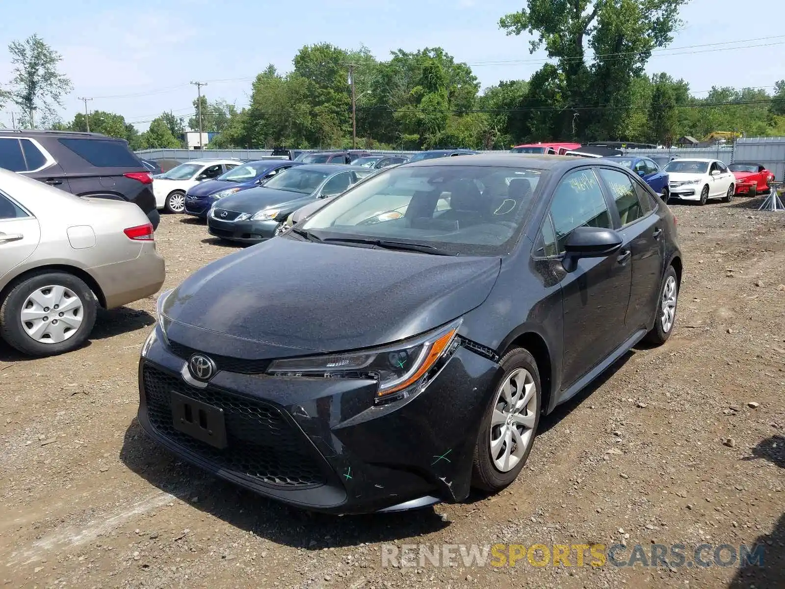 2 Photograph of a damaged car JTDEPMAE1MJ163095 TOYOTA COROLLA 2021