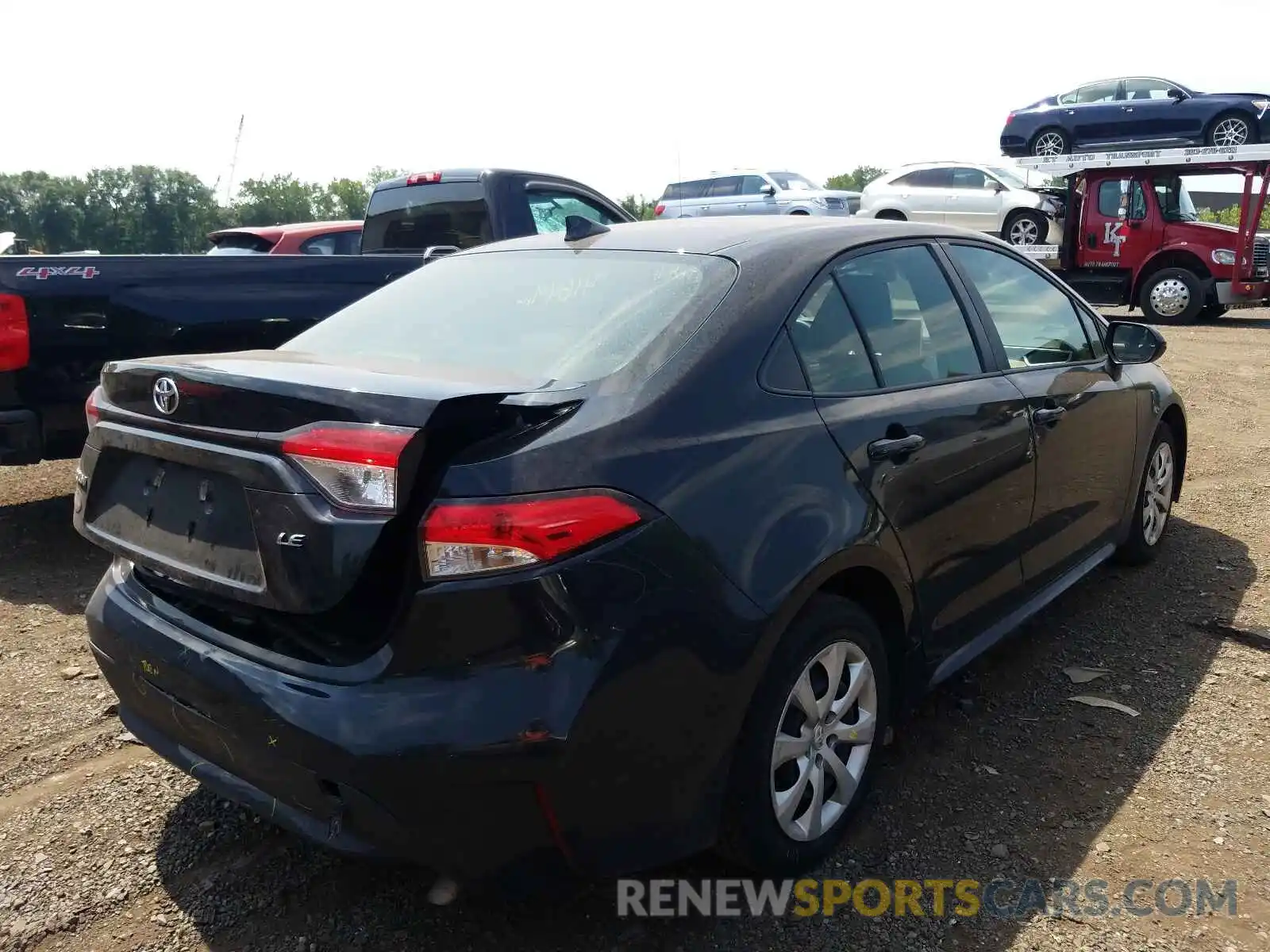 4 Photograph of a damaged car JTDEPMAE1MJ163095 TOYOTA COROLLA 2021