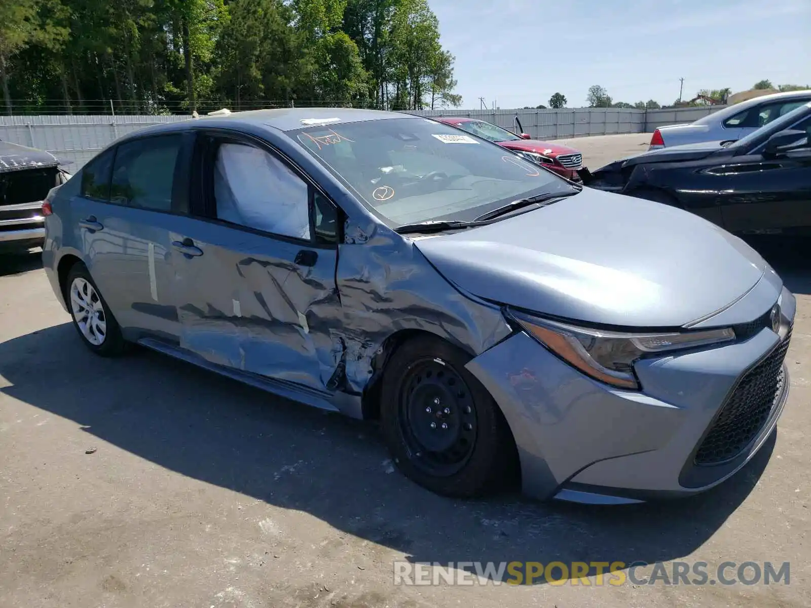 1 Photograph of a damaged car JTDEPMAE1MJ164201 TOYOTA COROLLA 2021