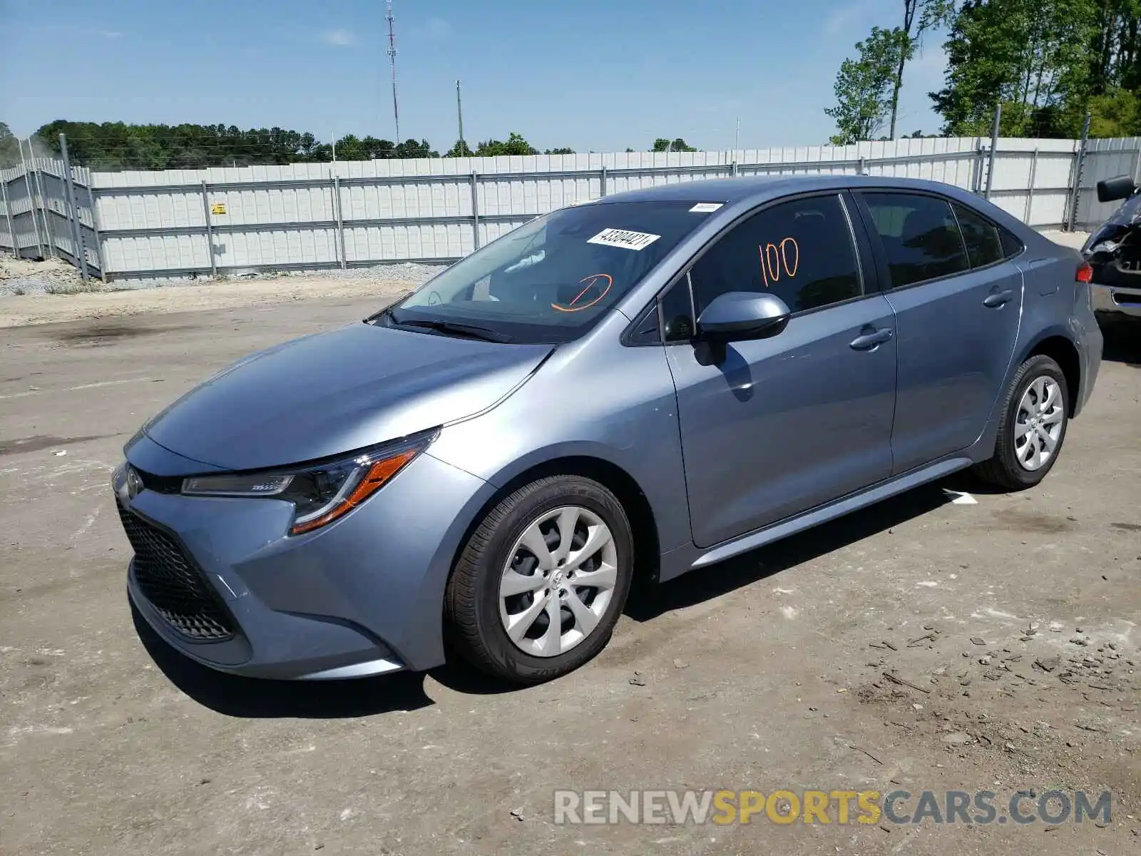 2 Photograph of a damaged car JTDEPMAE1MJ164201 TOYOTA COROLLA 2021