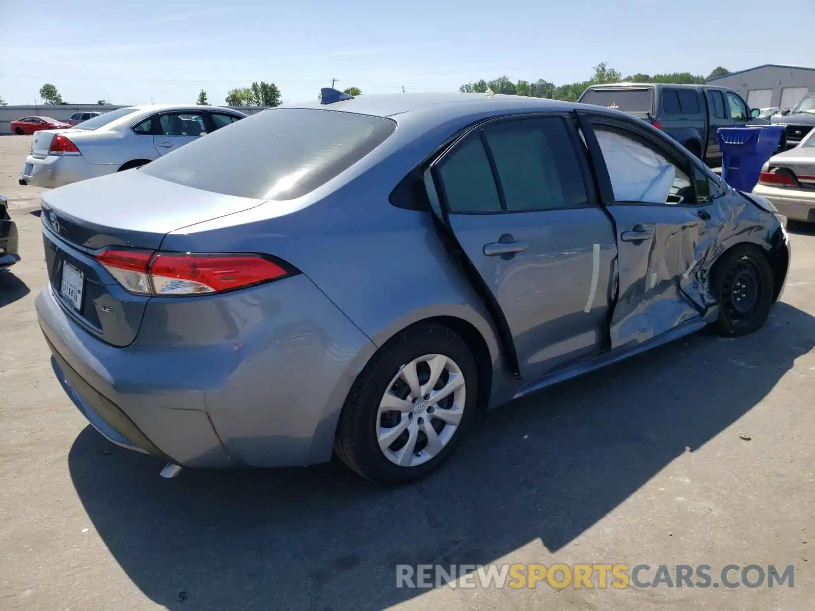 4 Photograph of a damaged car JTDEPMAE1MJ164201 TOYOTA COROLLA 2021