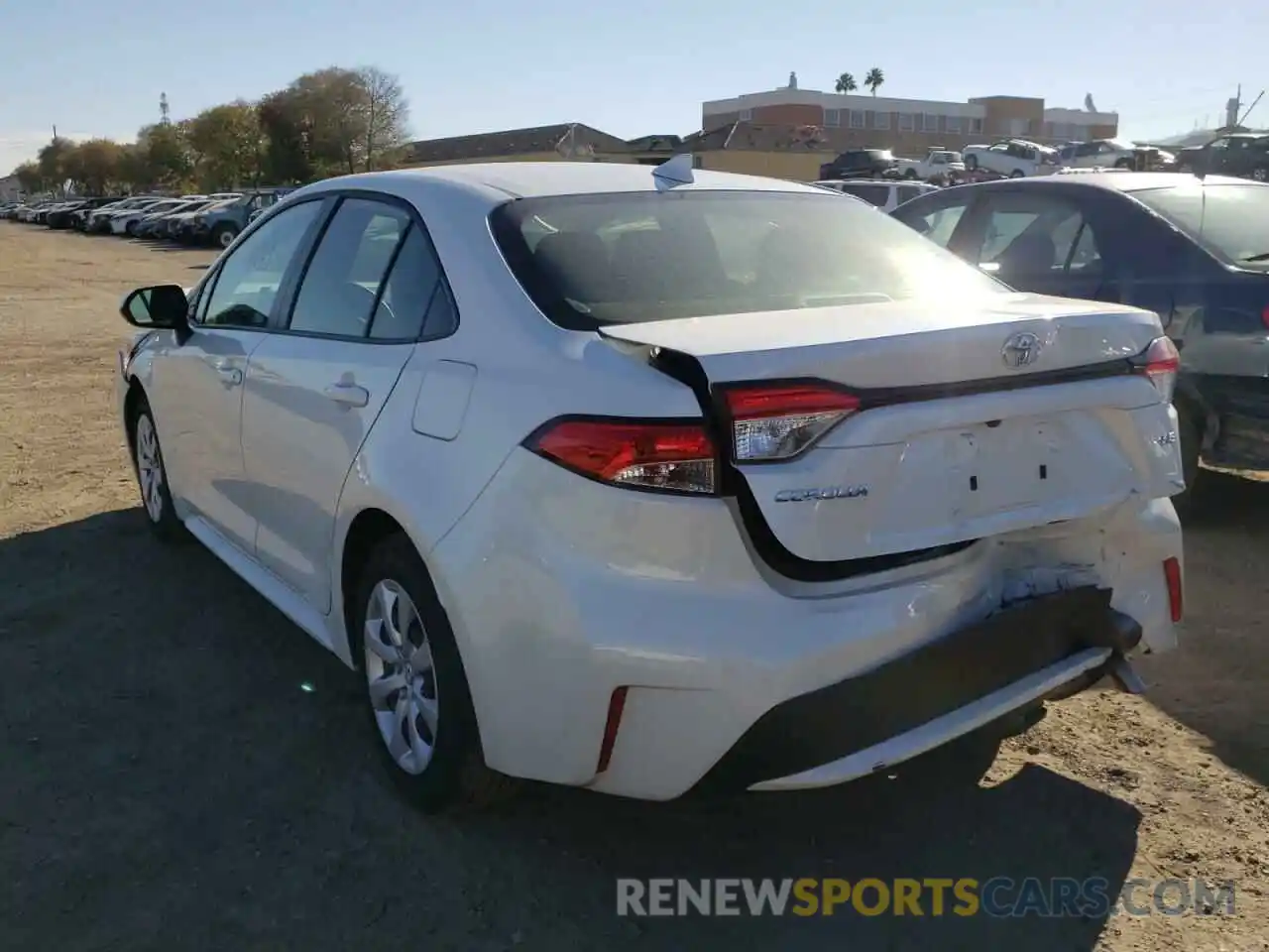 3 Photograph of a damaged car JTDEPMAE1MJ164277 TOYOTA COROLLA 2021