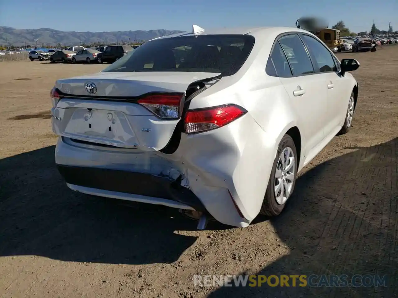 4 Photograph of a damaged car JTDEPMAE1MJ164277 TOYOTA COROLLA 2021